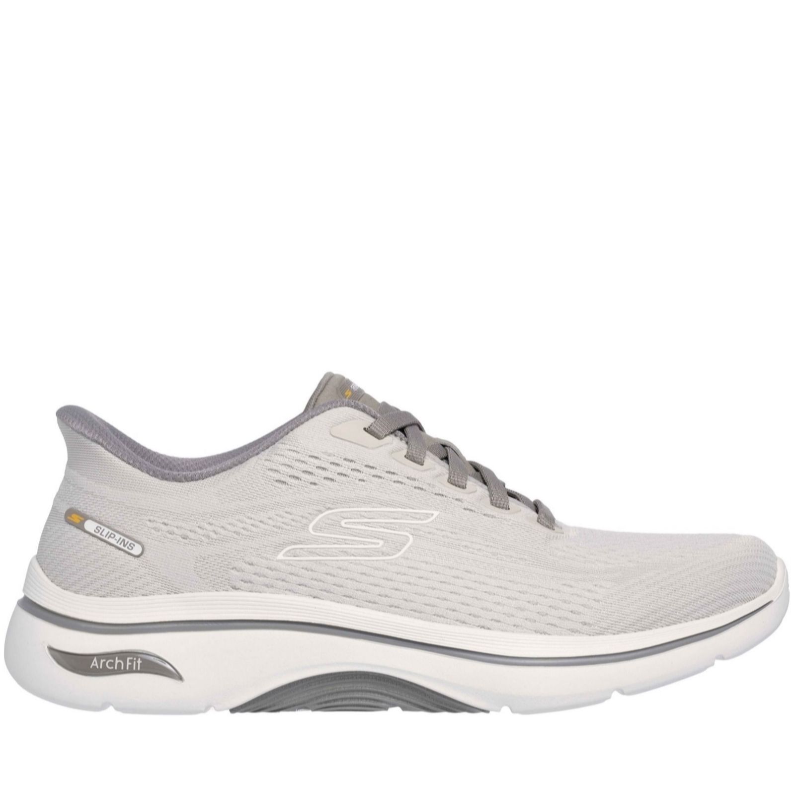 Skechers Men's Tan Go Walk Arch Fit 2.0 Percy Slip-Ins Trainer