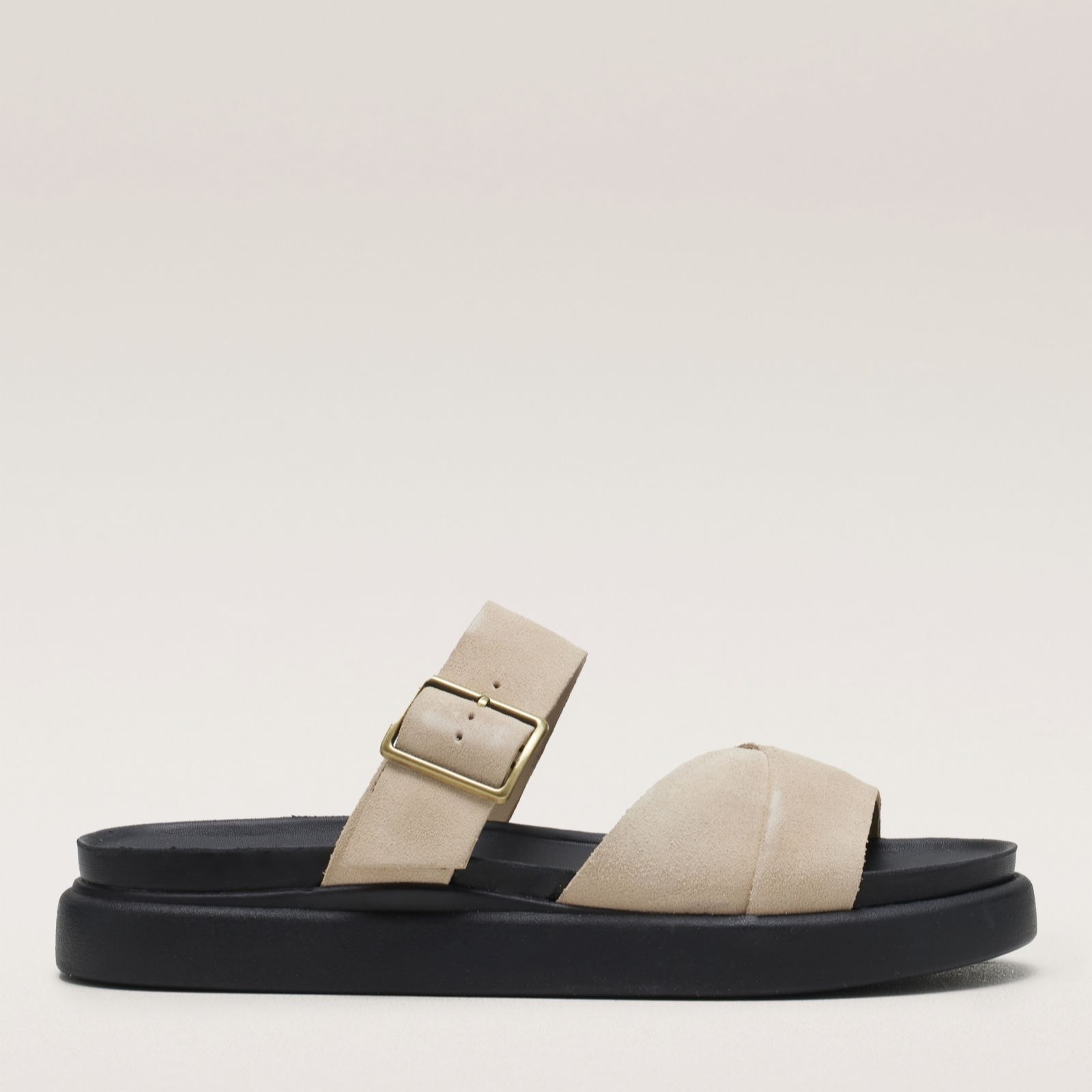 Clarks Footwear Black Suede Clarks Aristella Mule Sandal