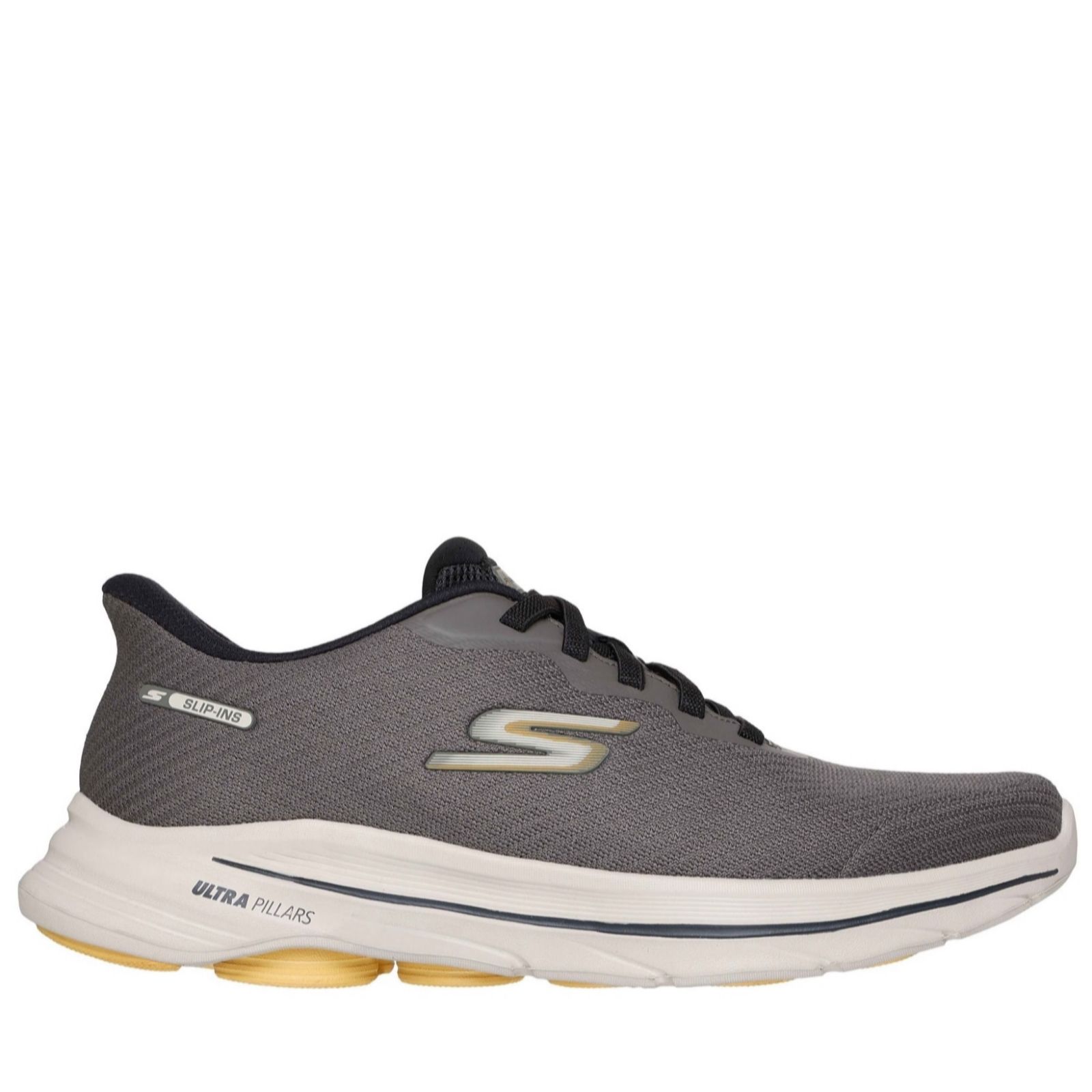 Skechers Men's Taupe Go Walk 8 Pate Slip-Ins Trainer