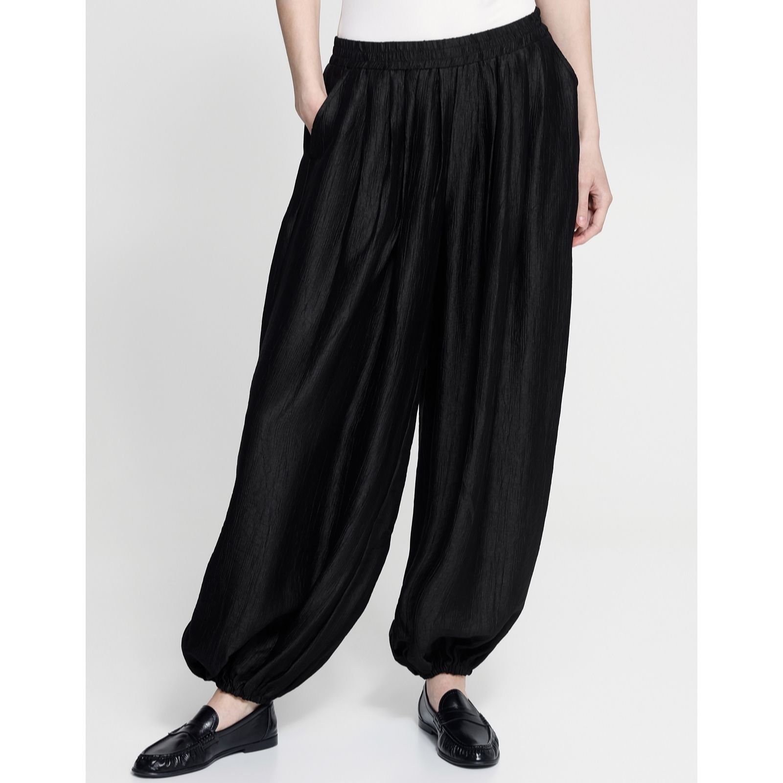 Ichi Black Balloon Trousers