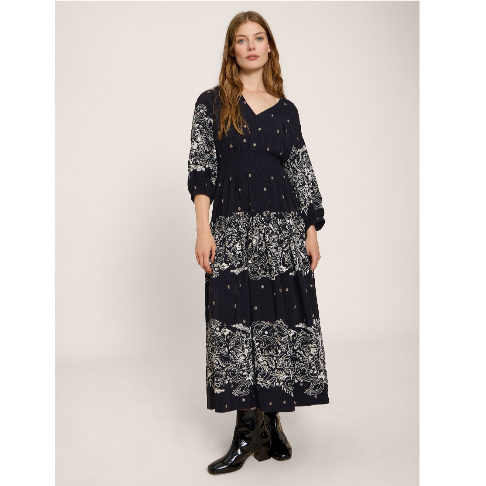 White Stuff Maude Embroidered Dress