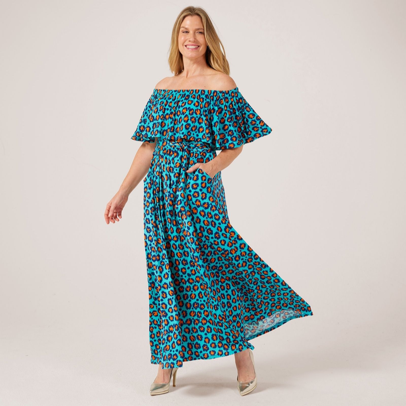Onjenu London Misty Printed Maxi Dress