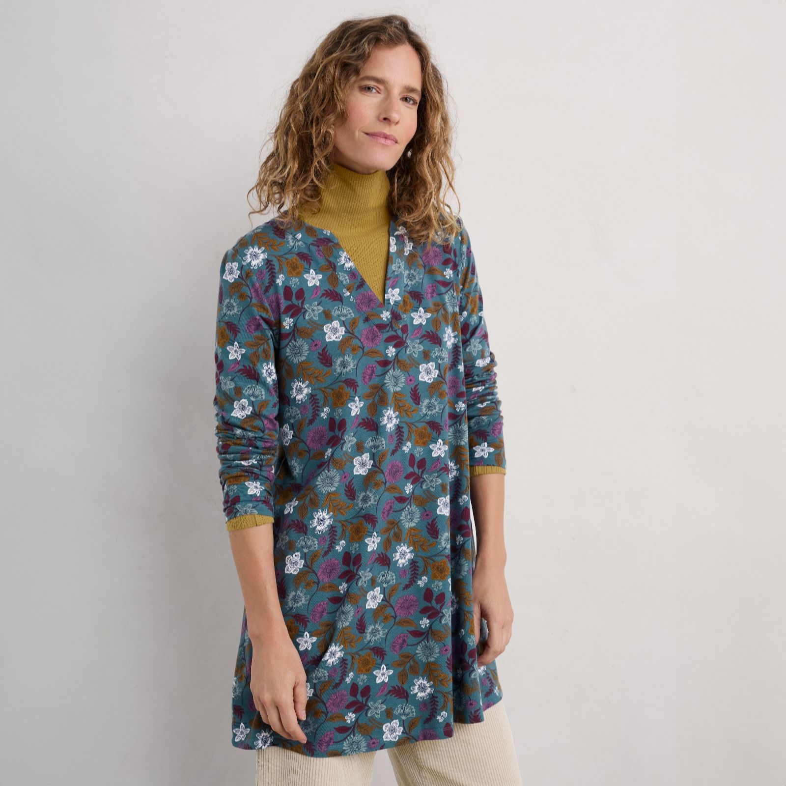 Seasalt Cornwall Jade Multi Wreathe Tunic