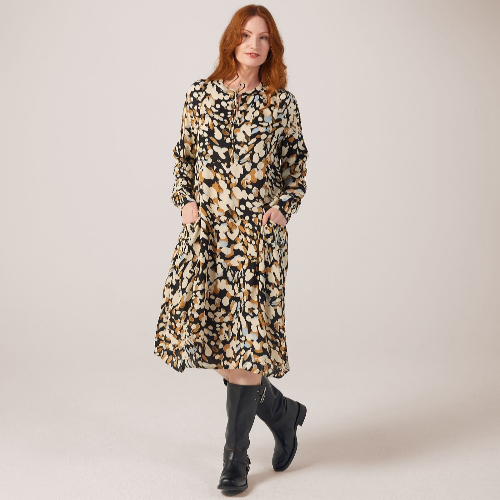 Masai Copenhagen MaNewlin Printed Midi Dress