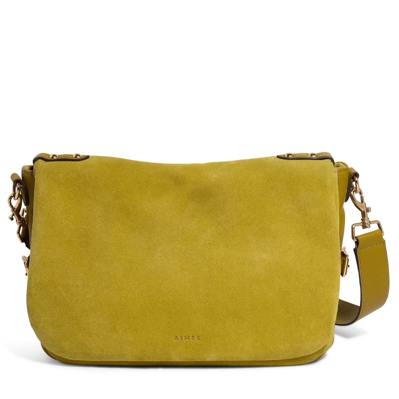 Aimee Kestenberg Dusk Suede Gramercy Messenger Bag