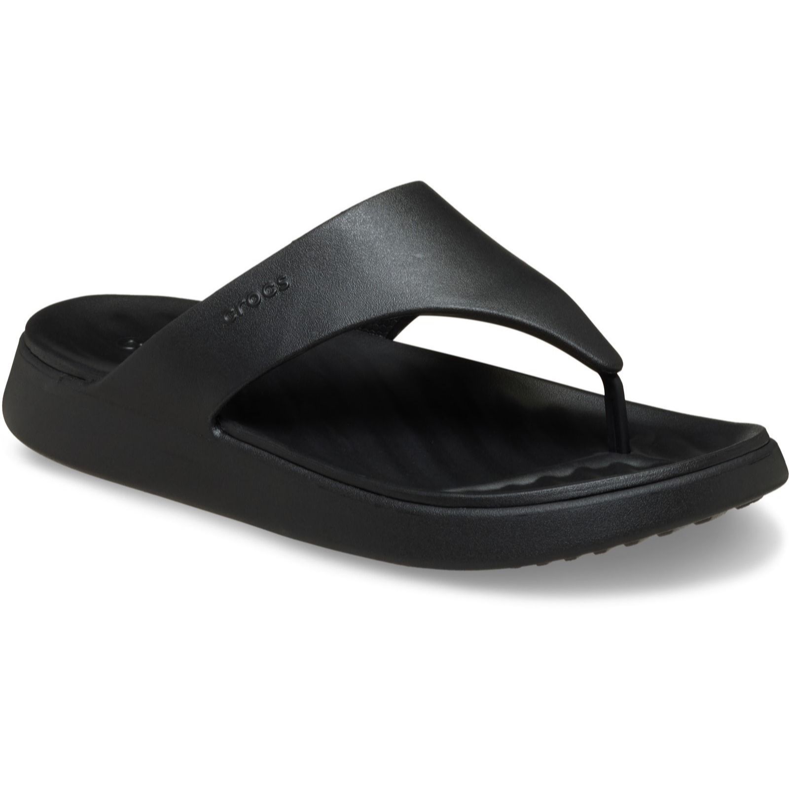 Crocs Black Getaway Triangle Flip Sandal