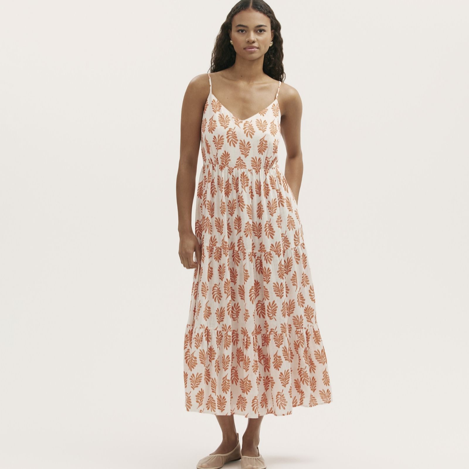 Finery London Emmie Printed Tiered Maxi Dress women's