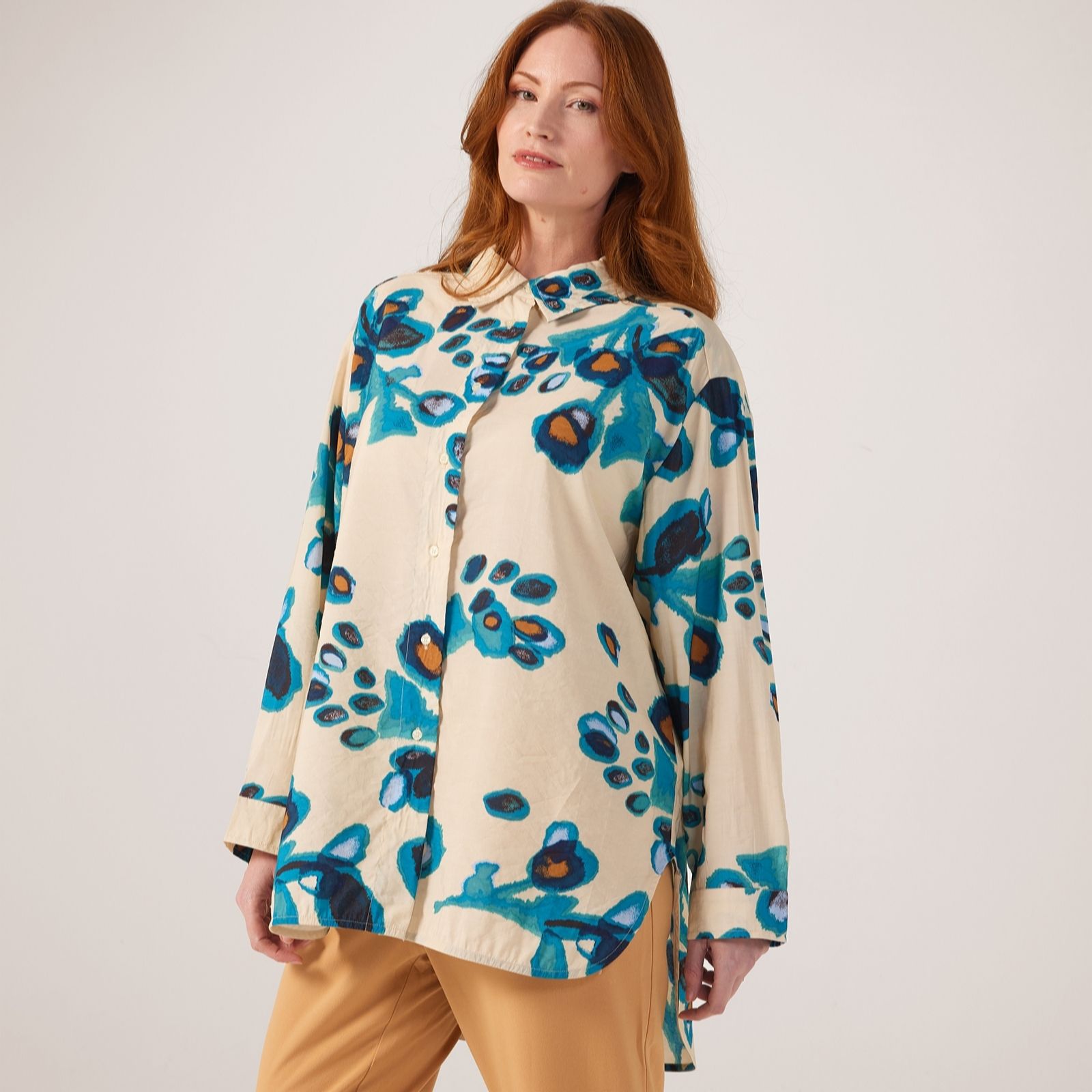 Masai Copenhagen MaIdette Relaxed Fit Printed Shirt