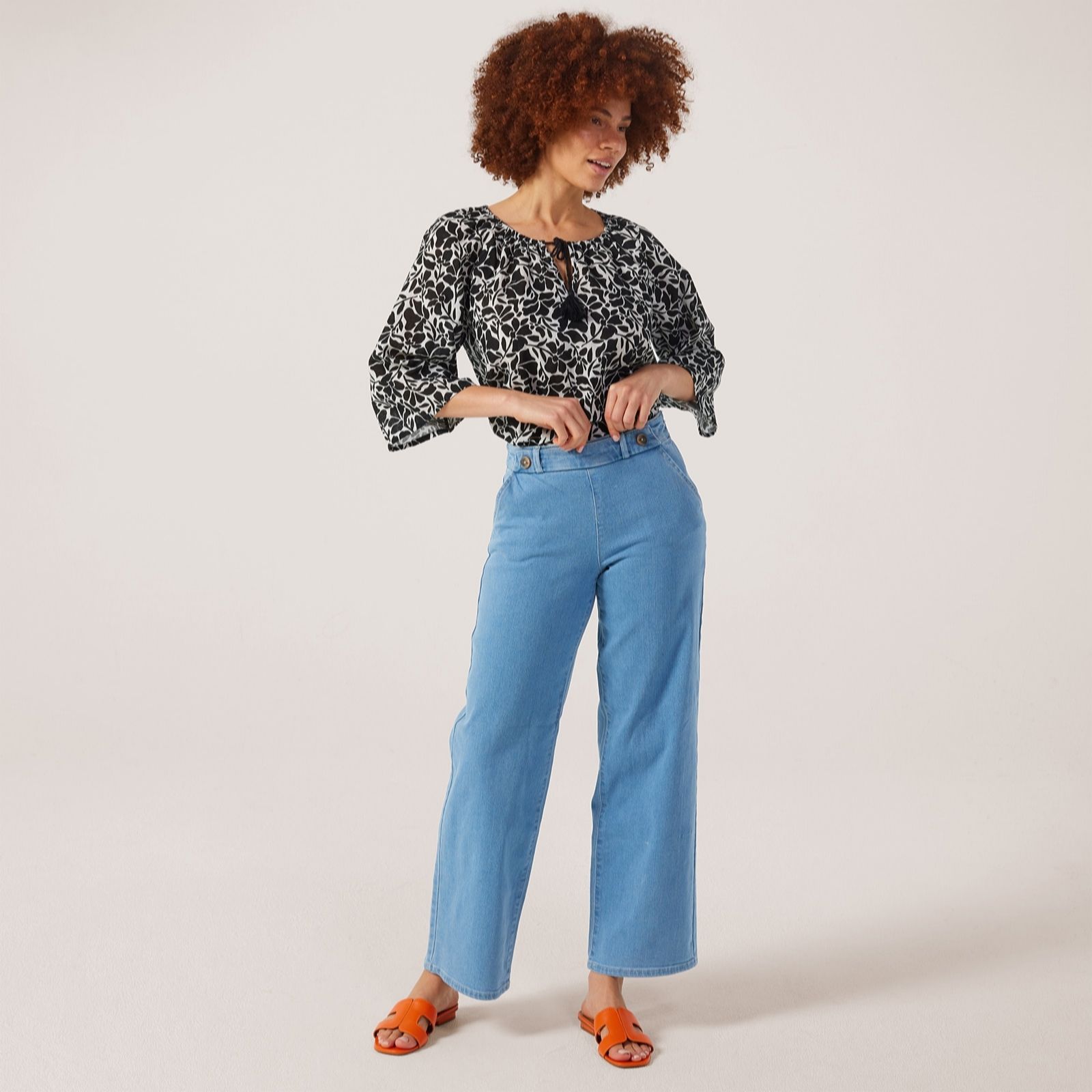 JDY Geggo 32" High Waisted Denim Jeans