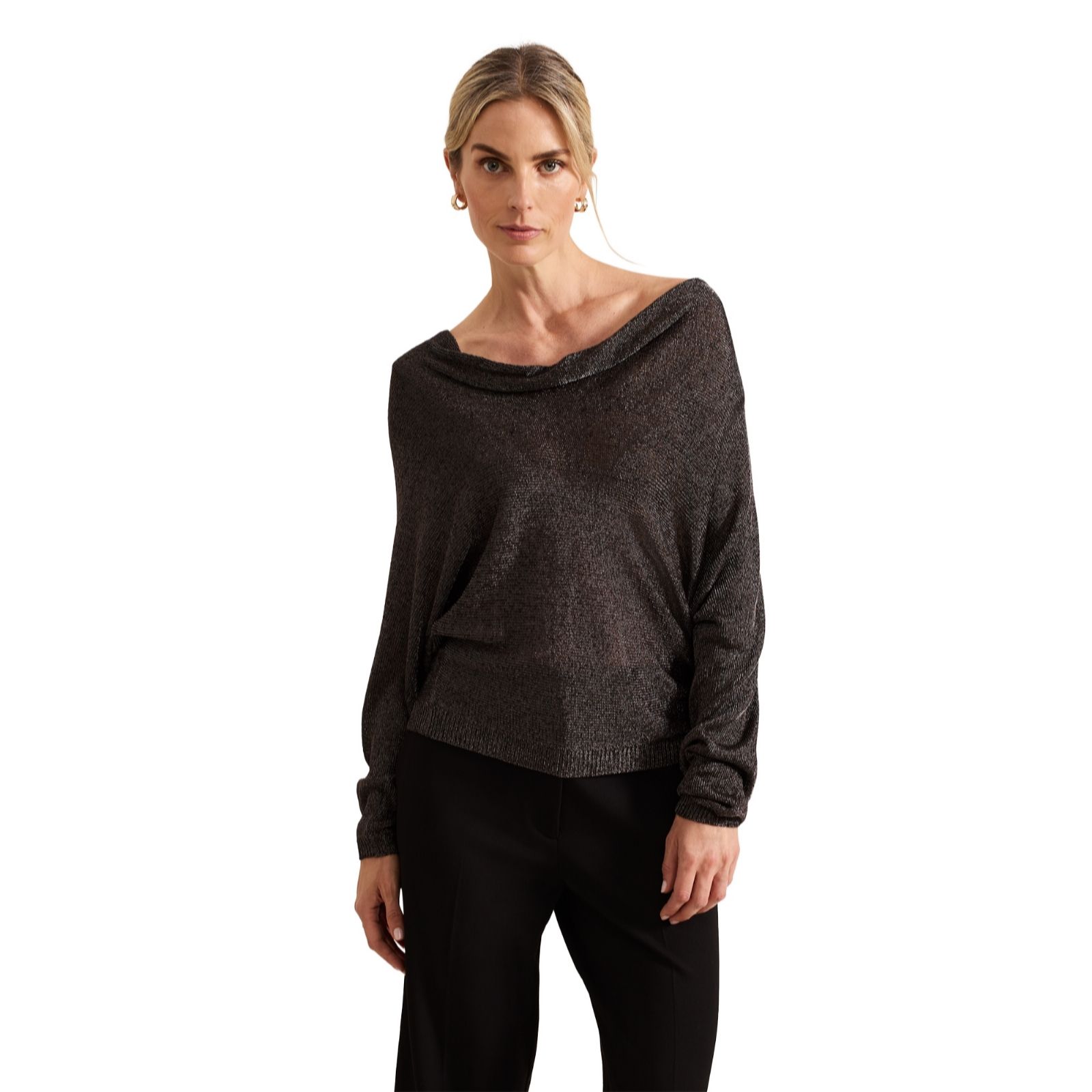 Phase Eight Malti Metallic Knit Top women's