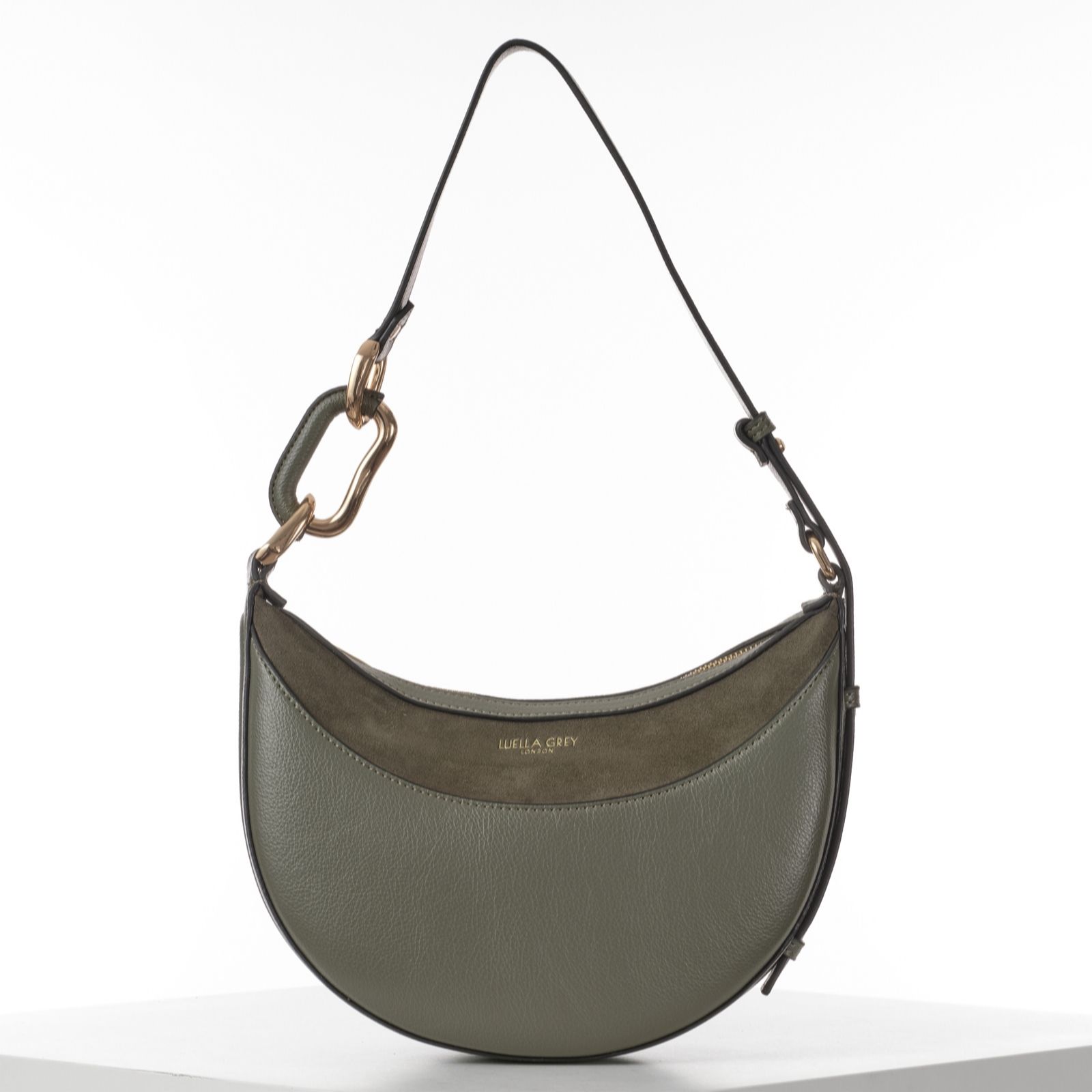 Luella Grey Black Hester Shoulder Bag