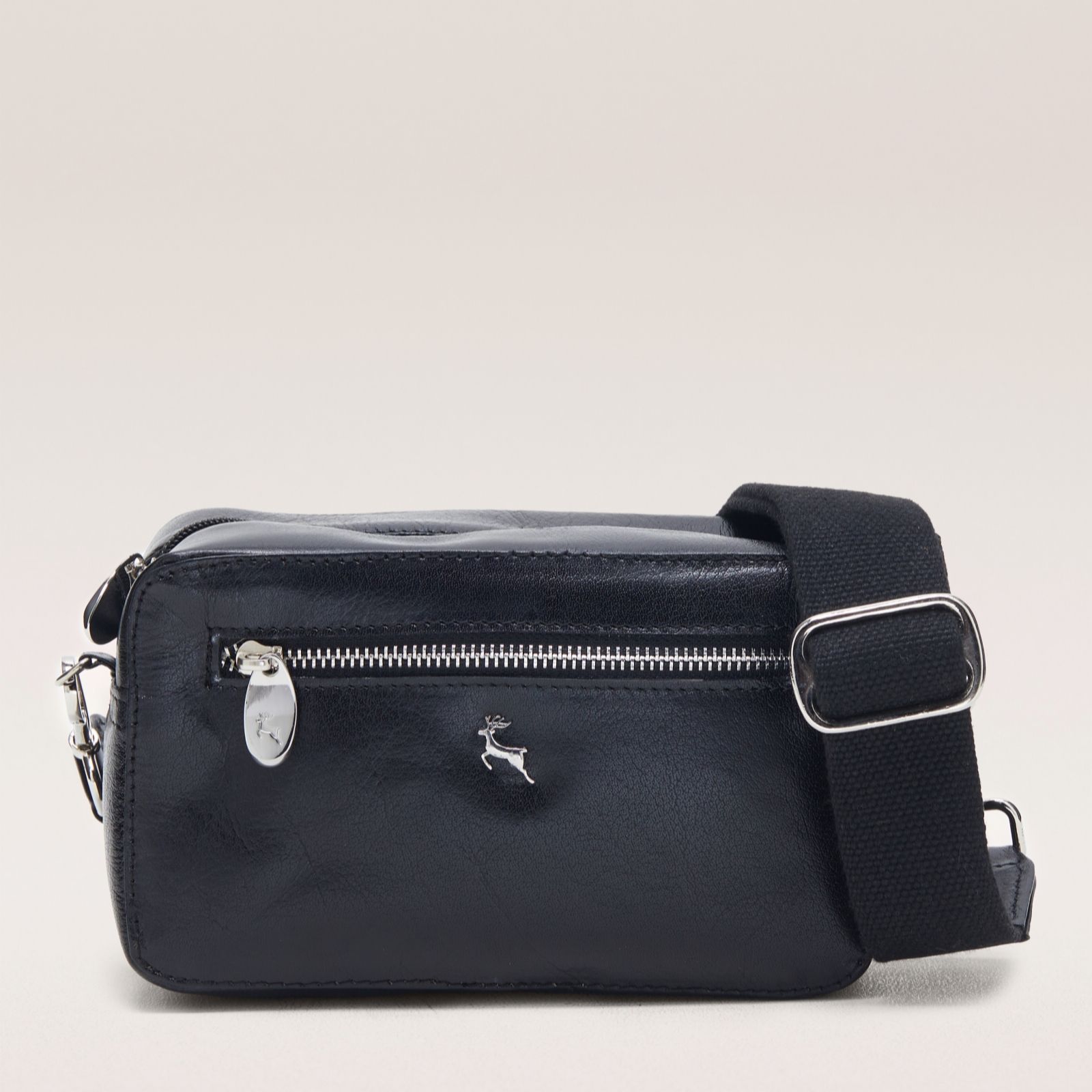 Ashwood Leather Camera Bag with Webbing Strap