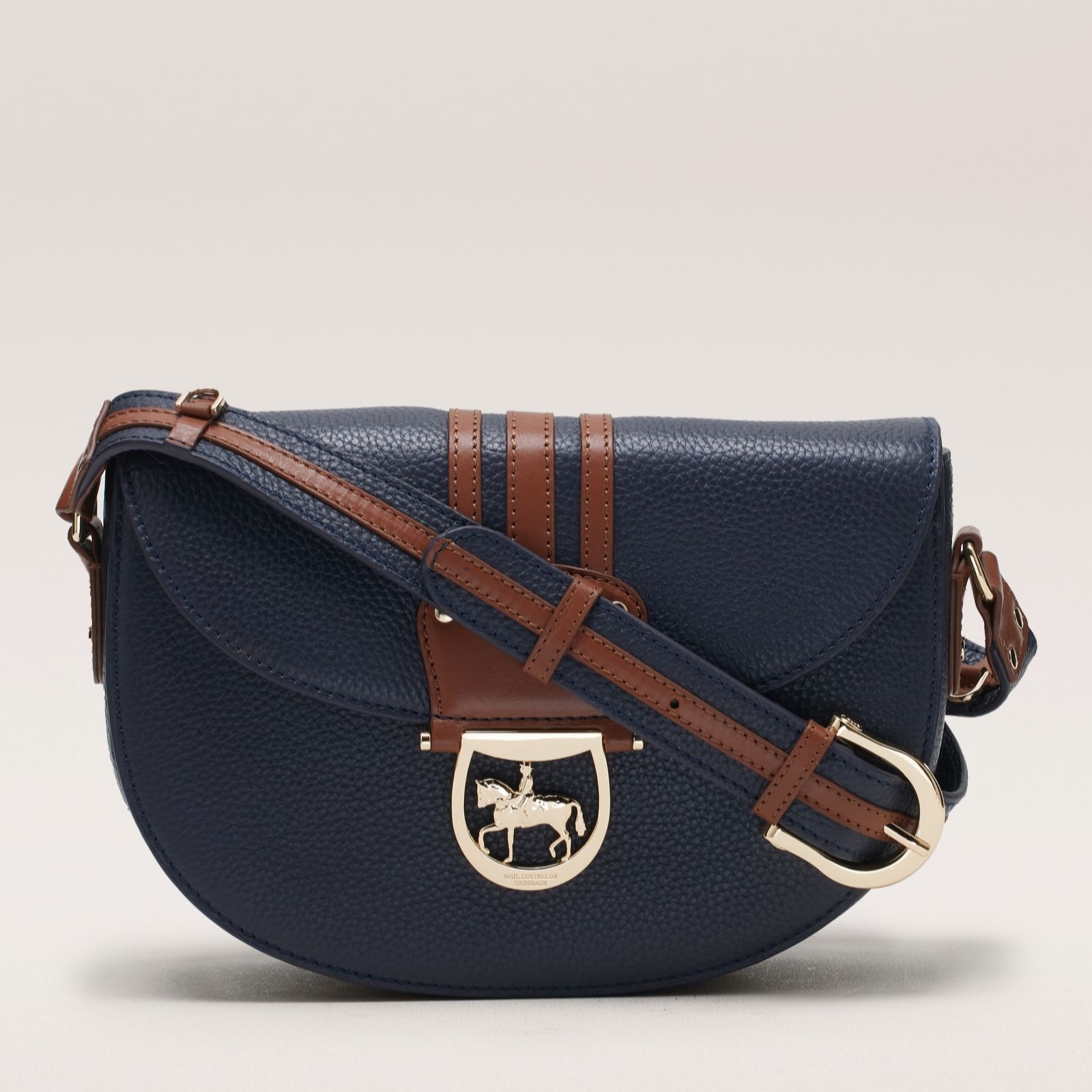 Paul Costelloe Passage Medium Leather Saddle Bag