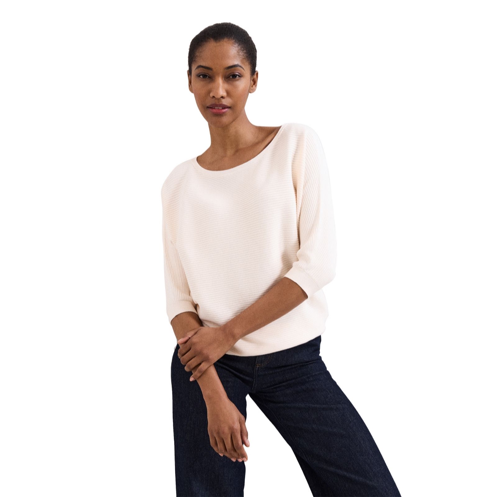 Phase Eight Giana Light Knit Ribbed Batwing Jumper women's
