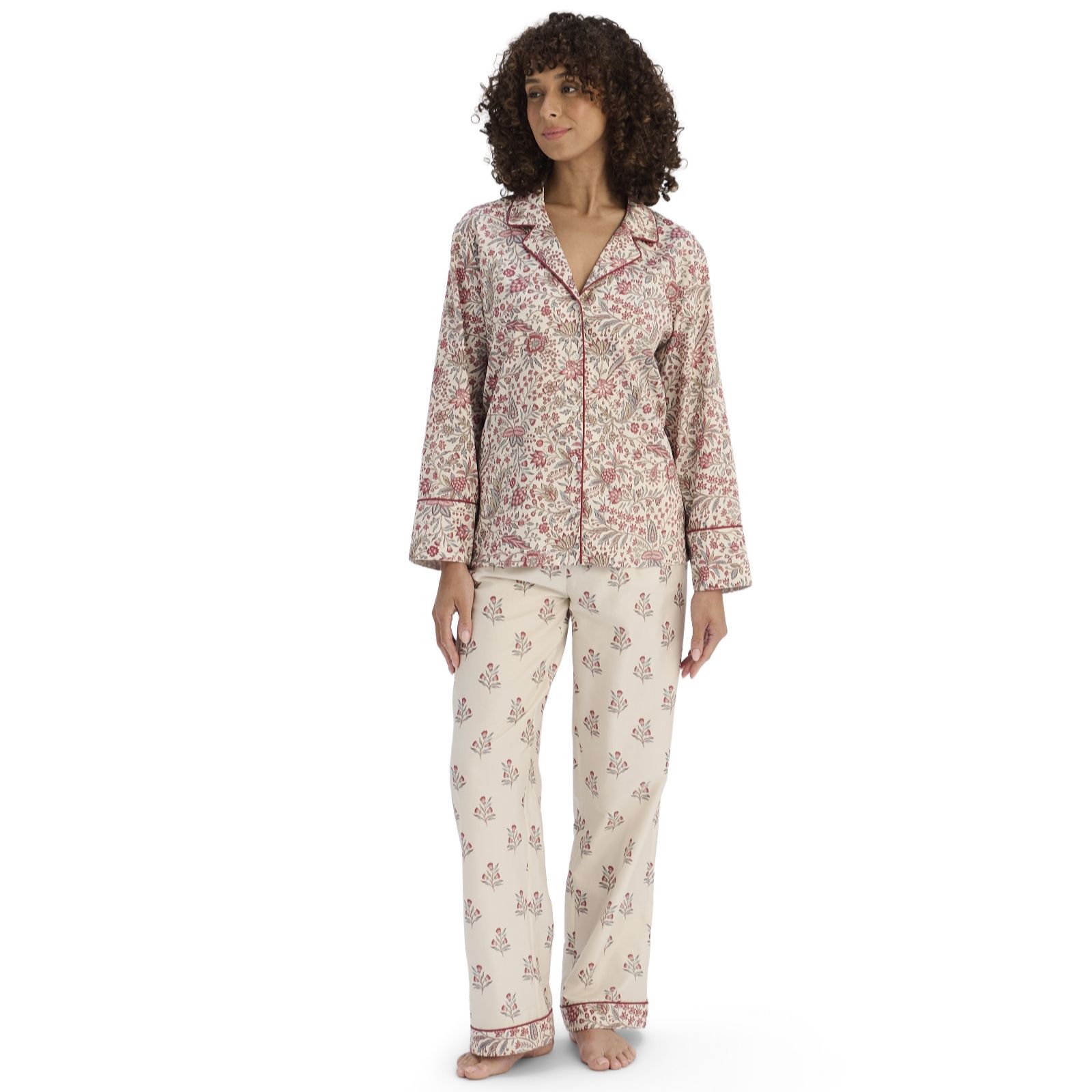 Christy Mulberry Newstead 100% Cotton Sateen Pyjamas