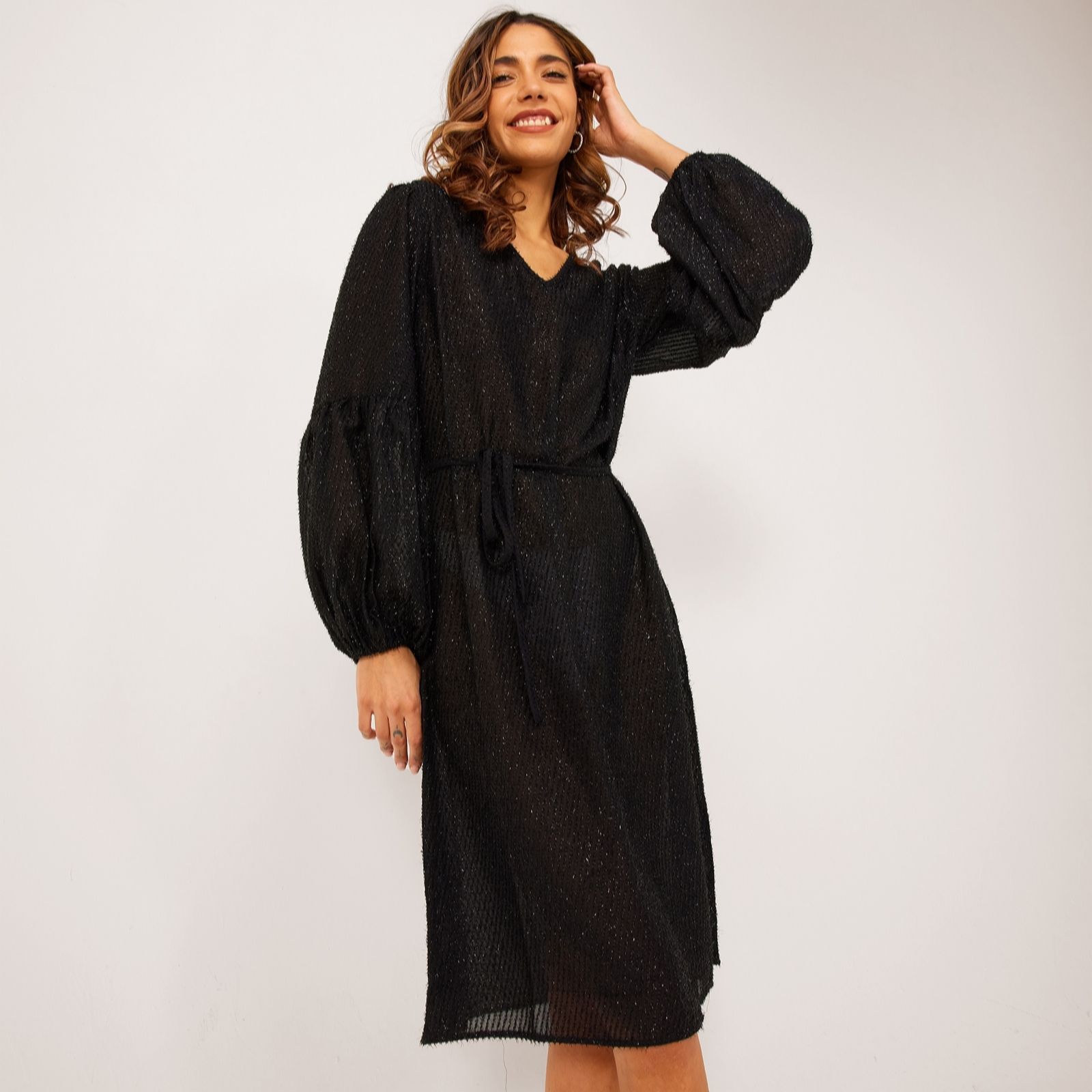 Saint Tropez Bris Puff Sleeve Dress