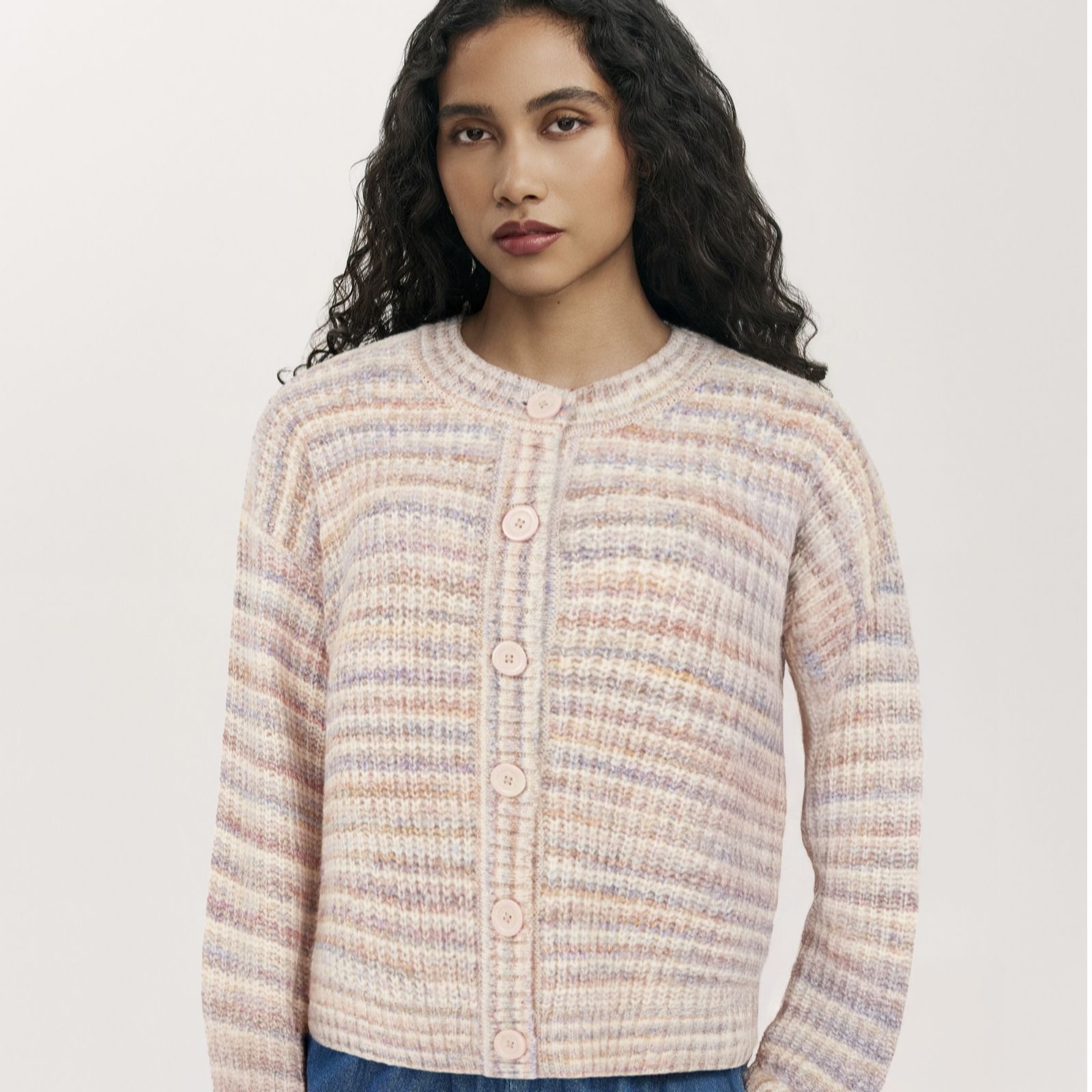 Finery London Whitney Multi-Coloured Cardigan women's