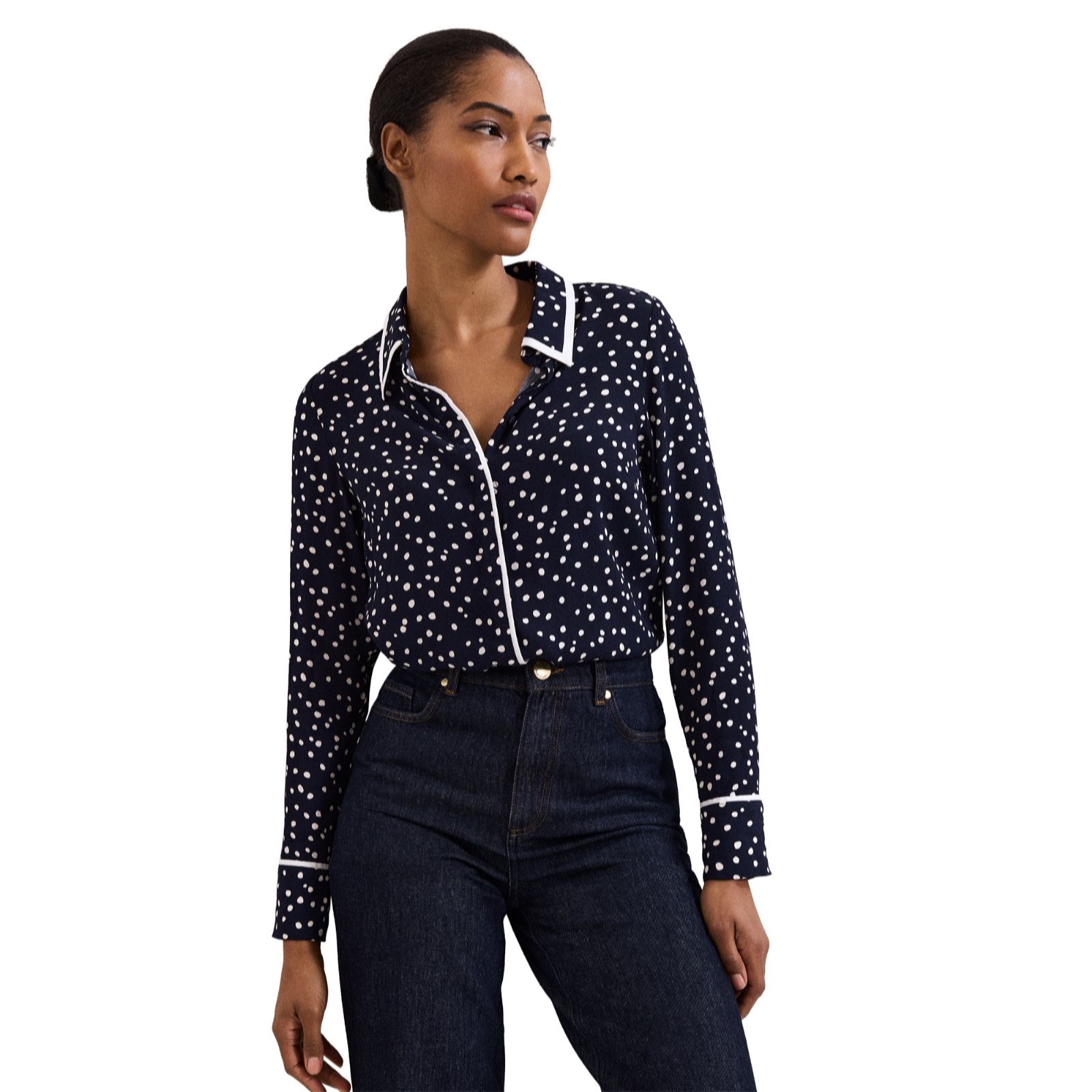Phase Eight Rita Spot Print Shirt women's