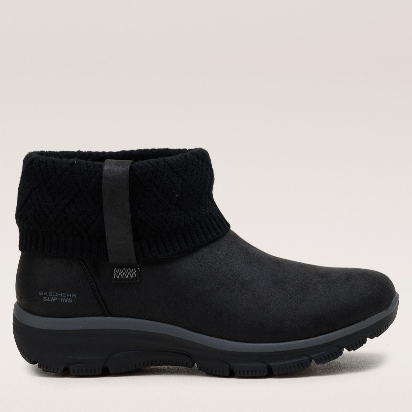 Skechers Women's Black Easy Going Slip-Ins Boot