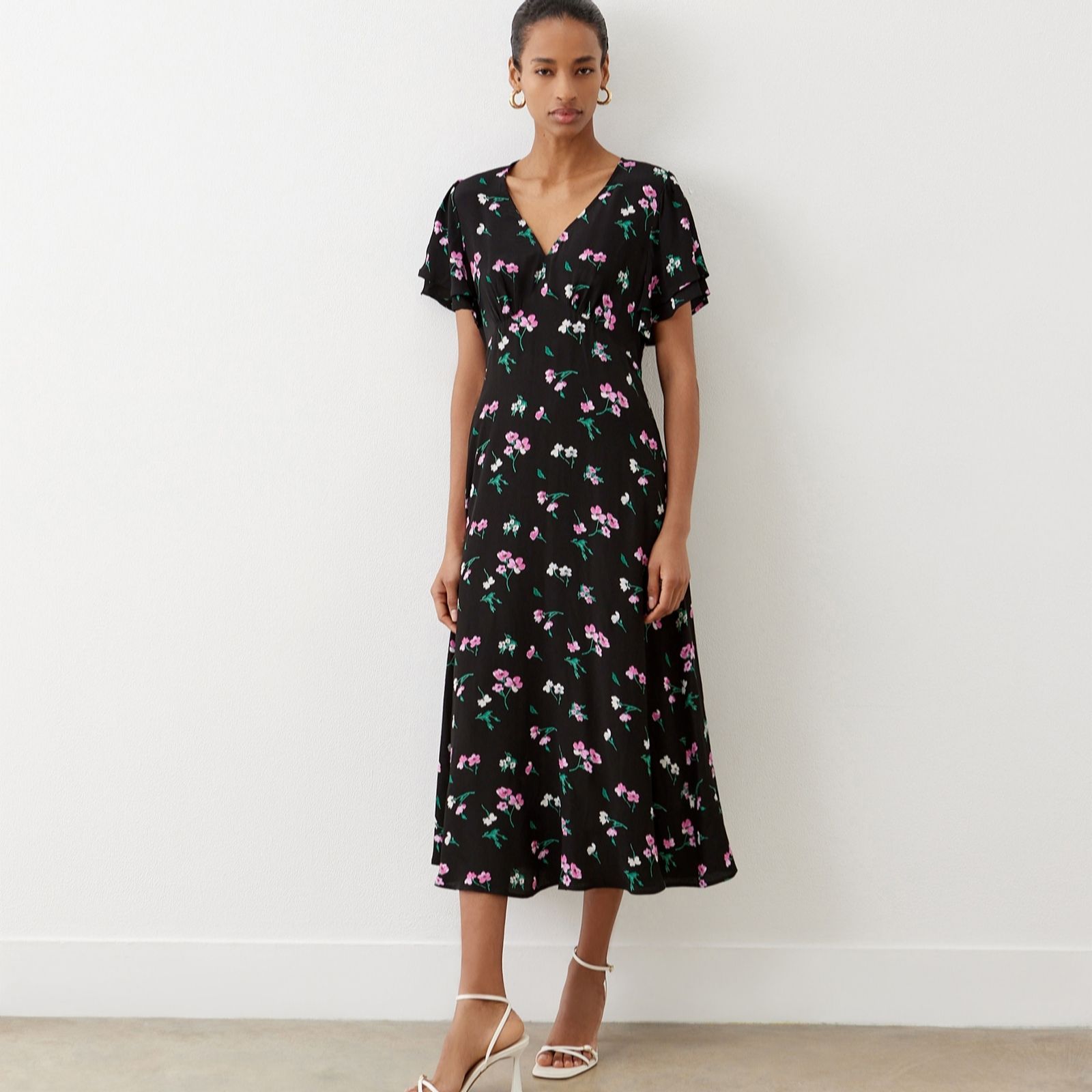 Finery London Saskia Floral Print Dress