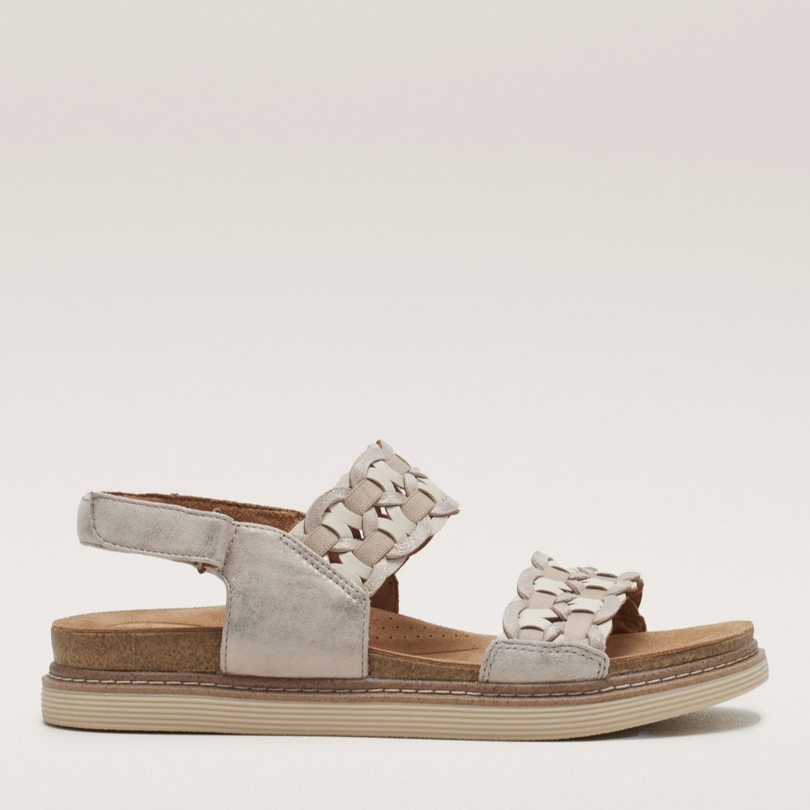 Clarks Footwear Black Combi Clarks Arwell Glide Sandal
