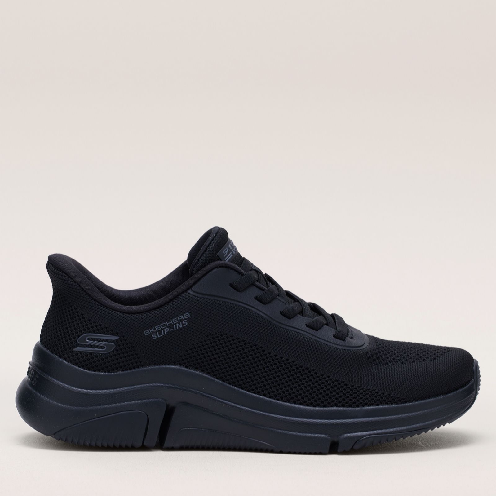 Skechers Black Bobs Sparrow Flex Slip-Ins Trainer