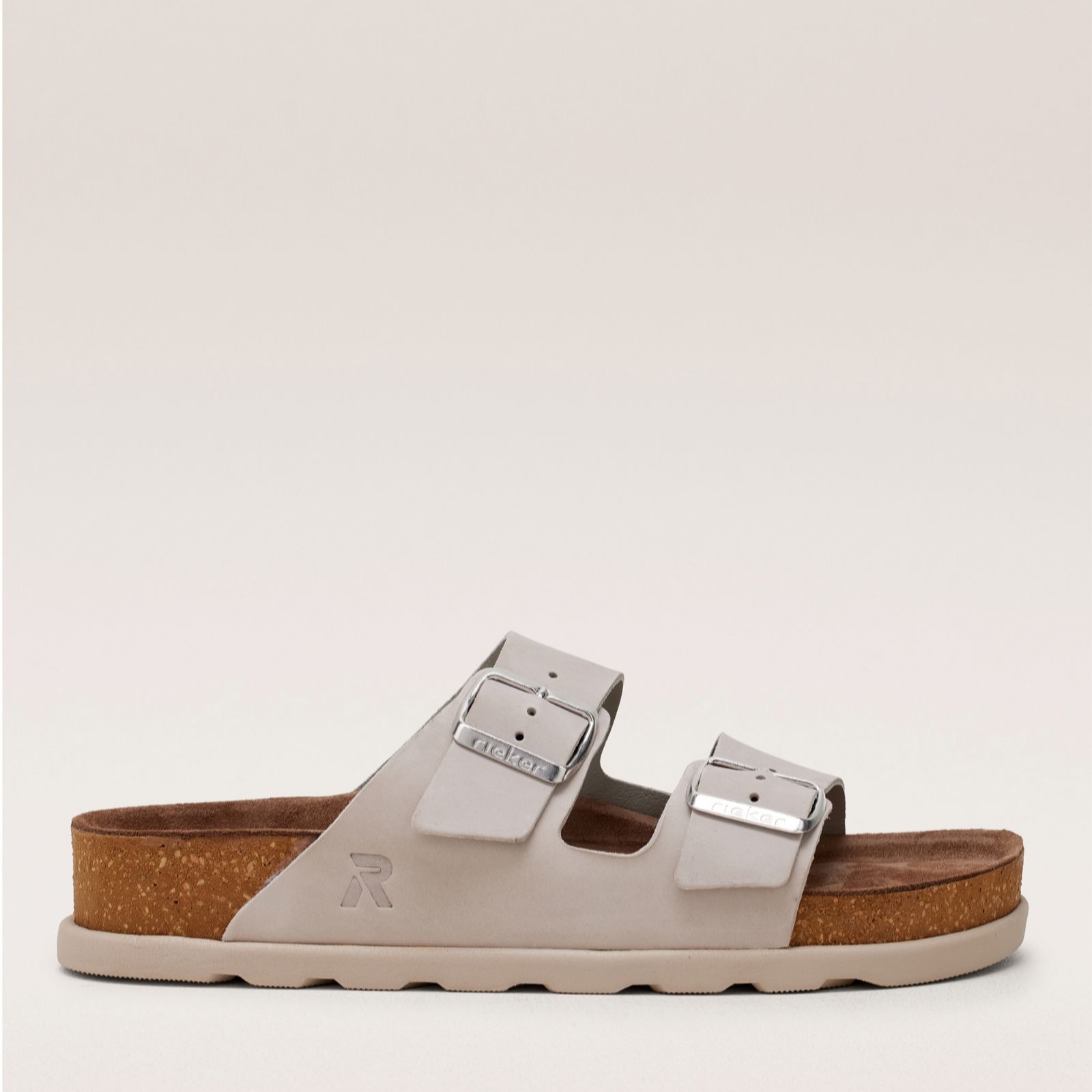 Rieker Two Strap Leather Sandal women's