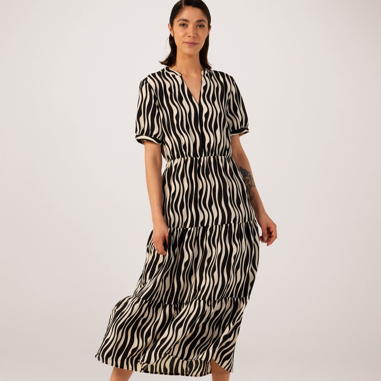 JDY Pipe V-Neck Maxi Dress