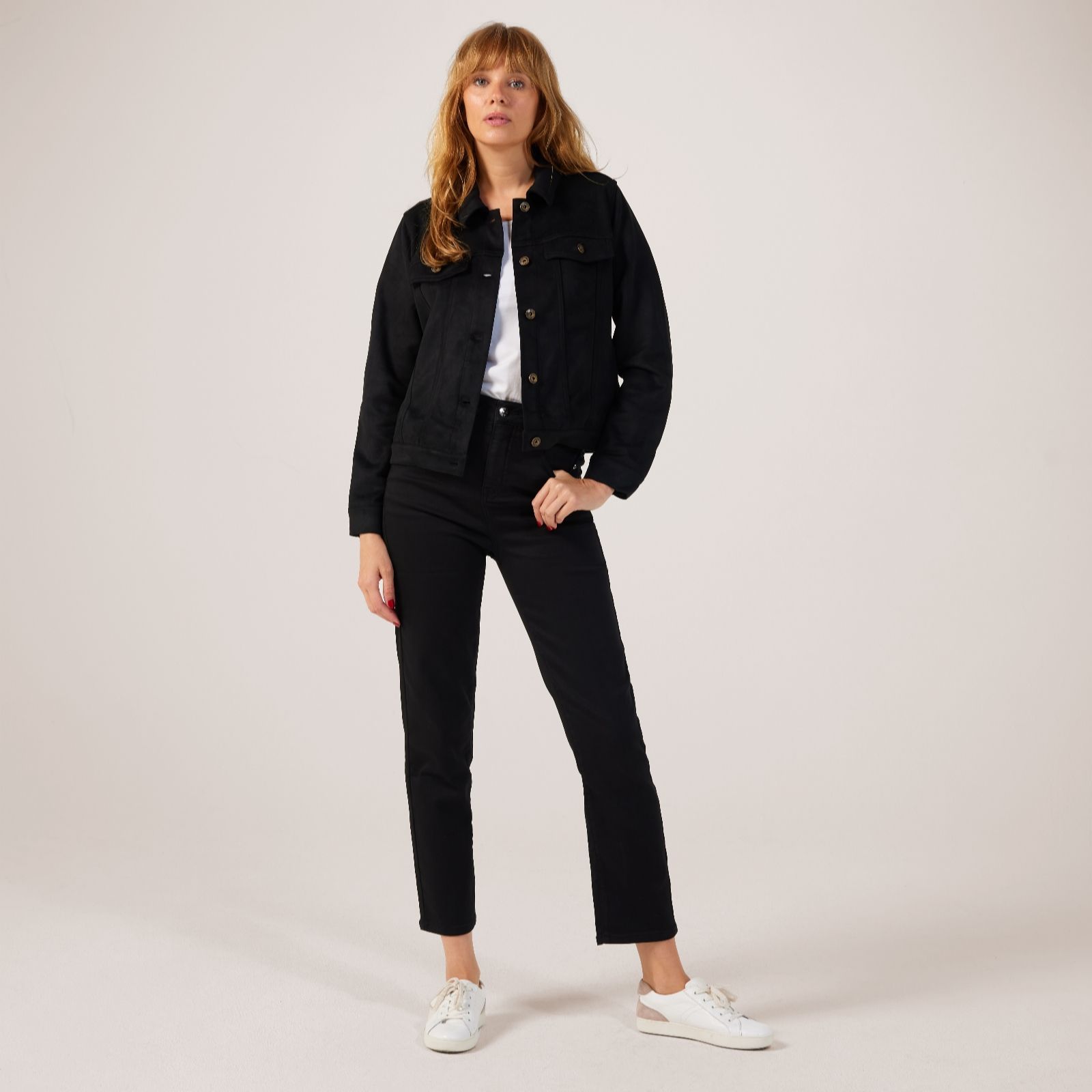 Denim & Co. Shape Enhancing Straight Leg Jean Standard