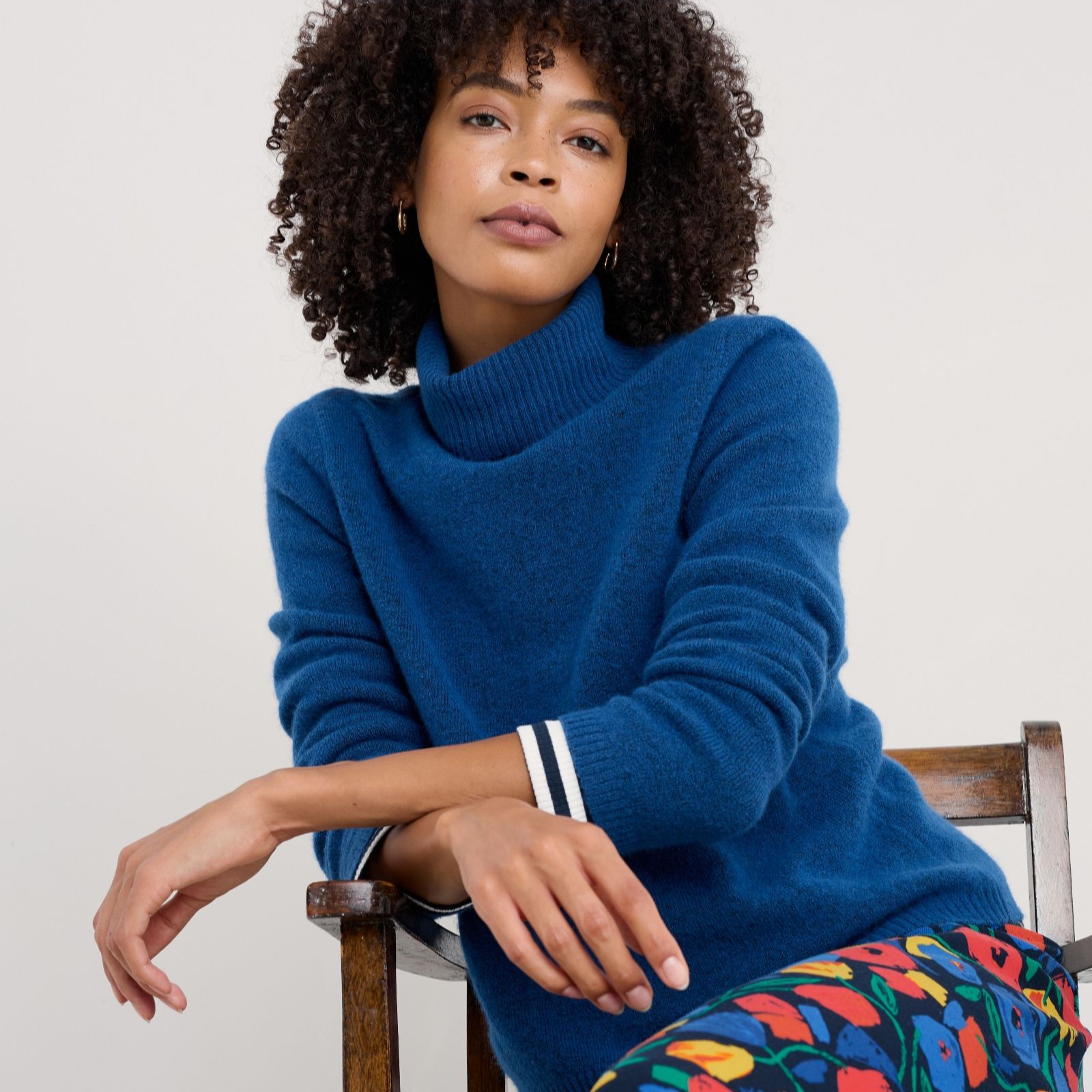 Seasalt Cornwall Women's Ink Cloud Chasing Jumper