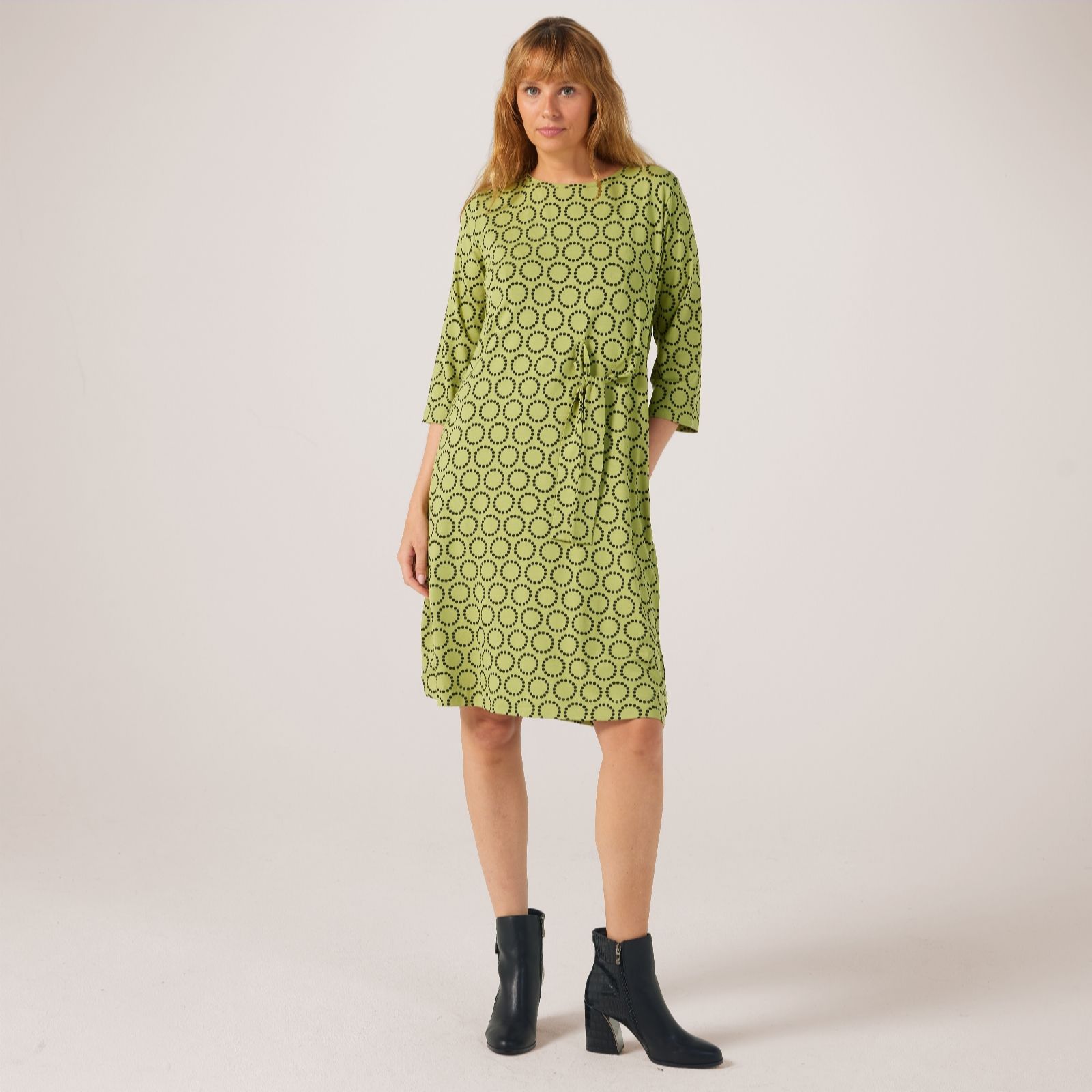 Masai Copenhagen Blue Fog Nuri Printed Jersey Dress