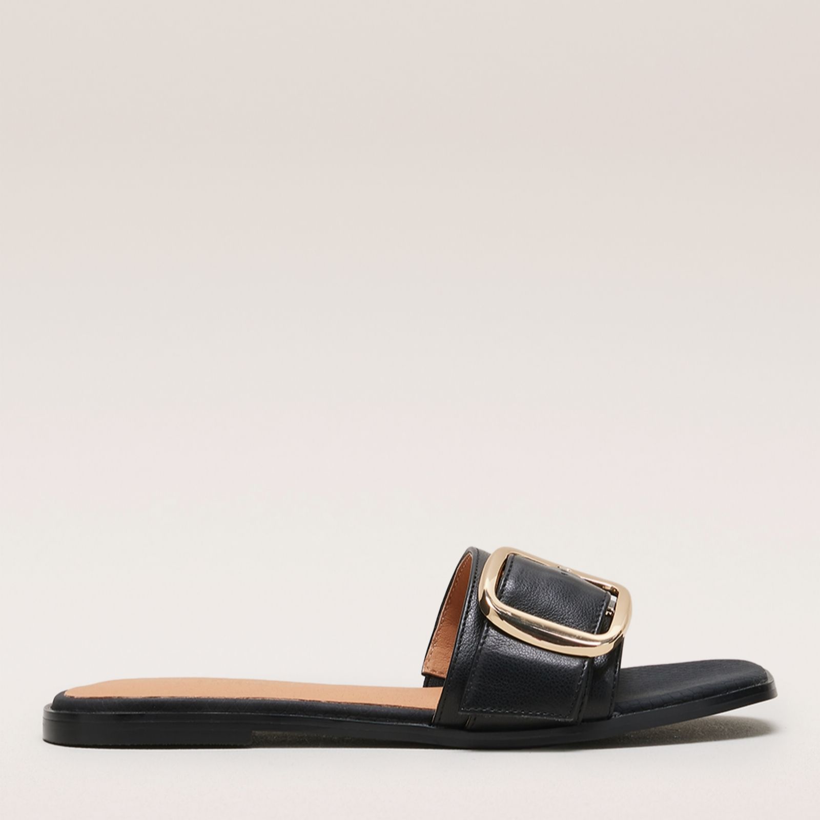 Ruth Langsford Leather Buckle Slide Sandal