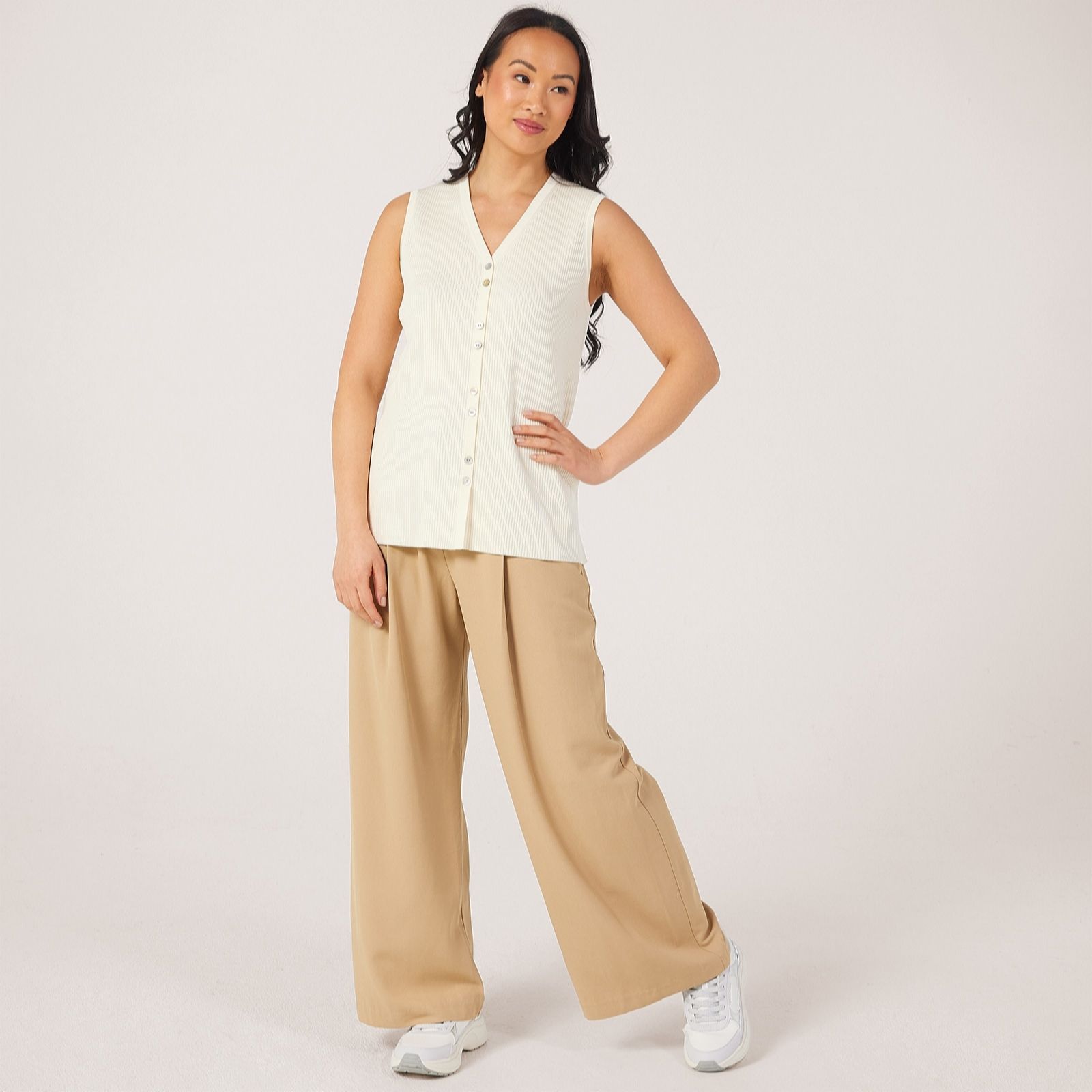 Marlawynne Cloud Collection Sweater Knit Waistcoat