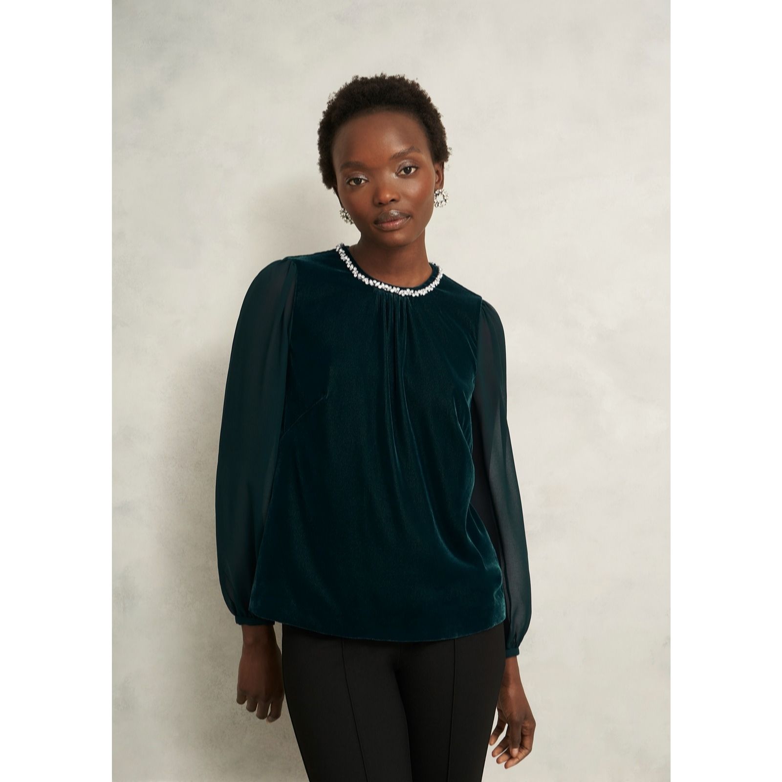 Hobbs London Evergreen Tallulah Blouse