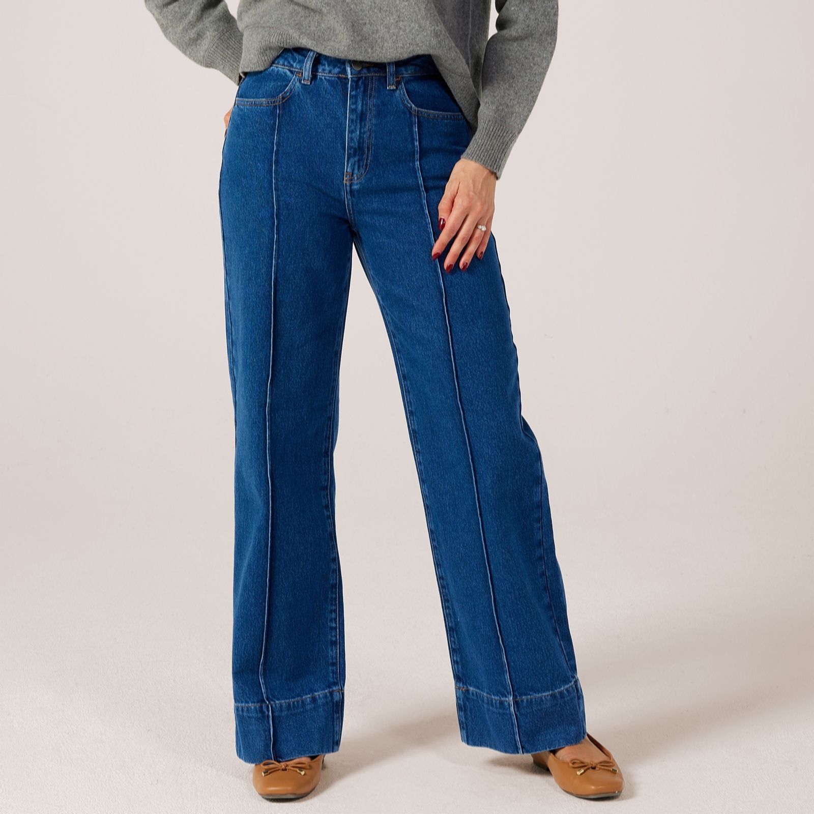 JDY Selina High Waisted Flare Leg Jean