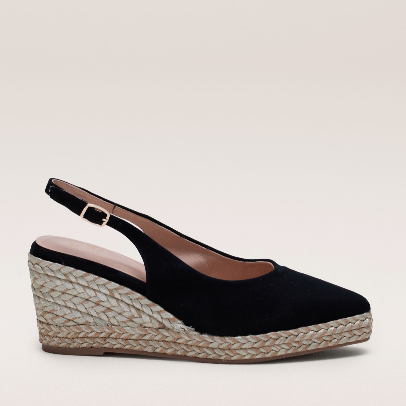 Moda In Pelle Women's 'Kassani' Suede Slingback Shoes in Nude | Size: 8