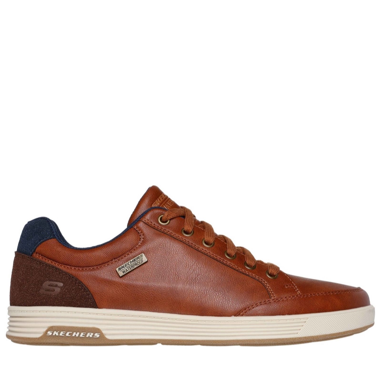 Skechers Men's Waterproof: Cavell - Sparkman Sneaker in Luggage, Size 12 | Synthetic