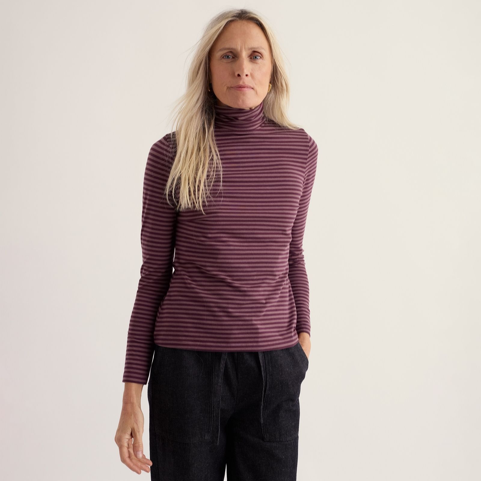 Seasalt Cornwall Navy Multi Landing Top