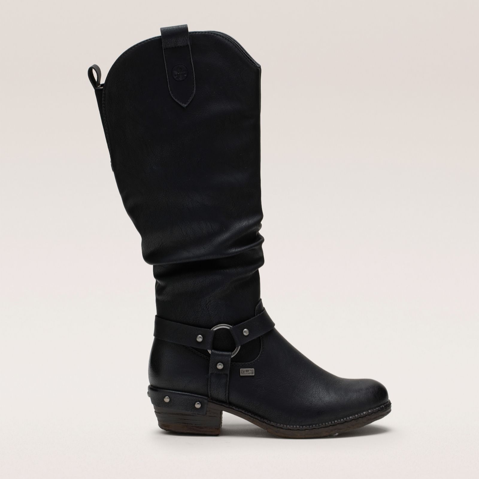 Rieker Women's Black Tex Knee High Boot
