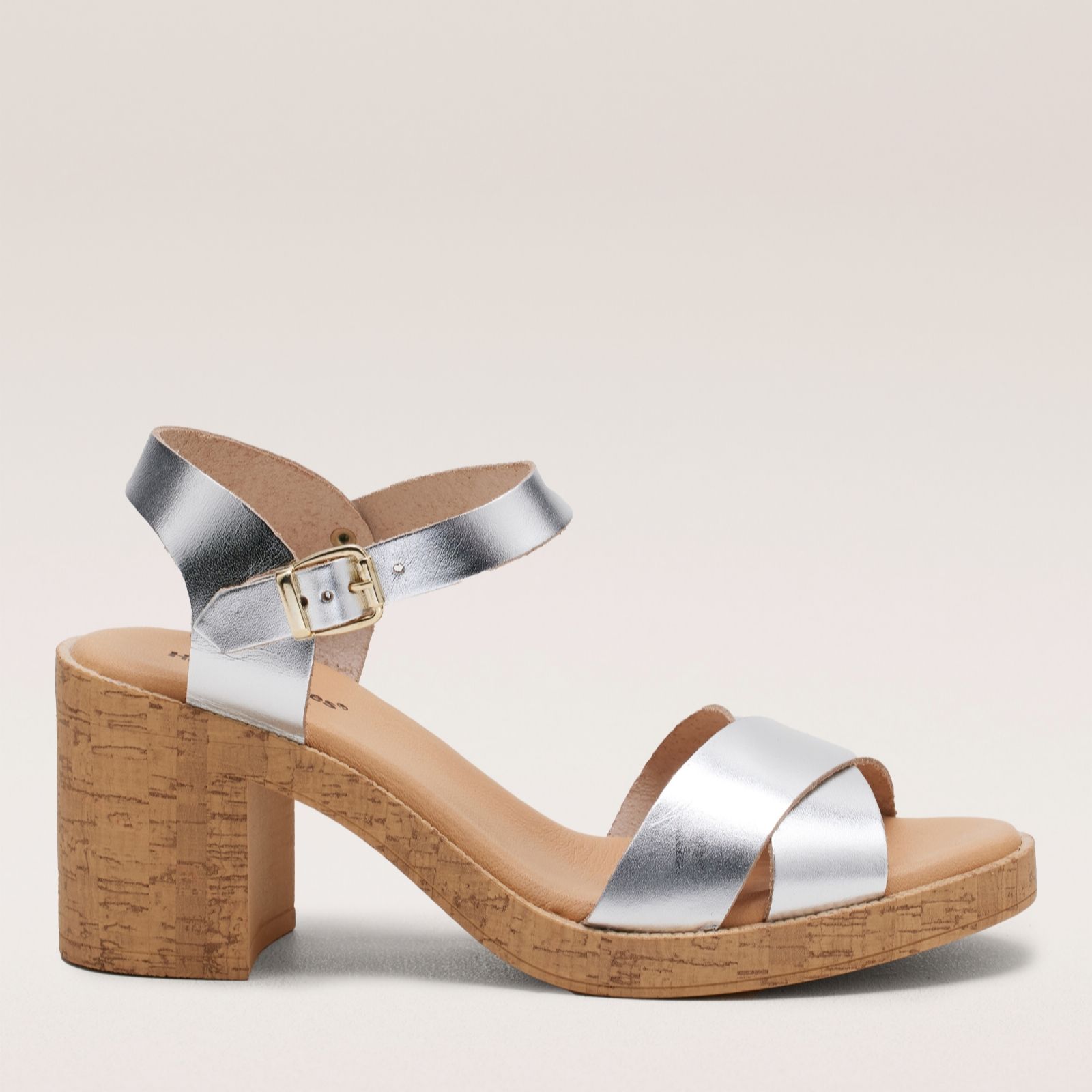 Hush Puppies Blue Georgia Cork Sandal