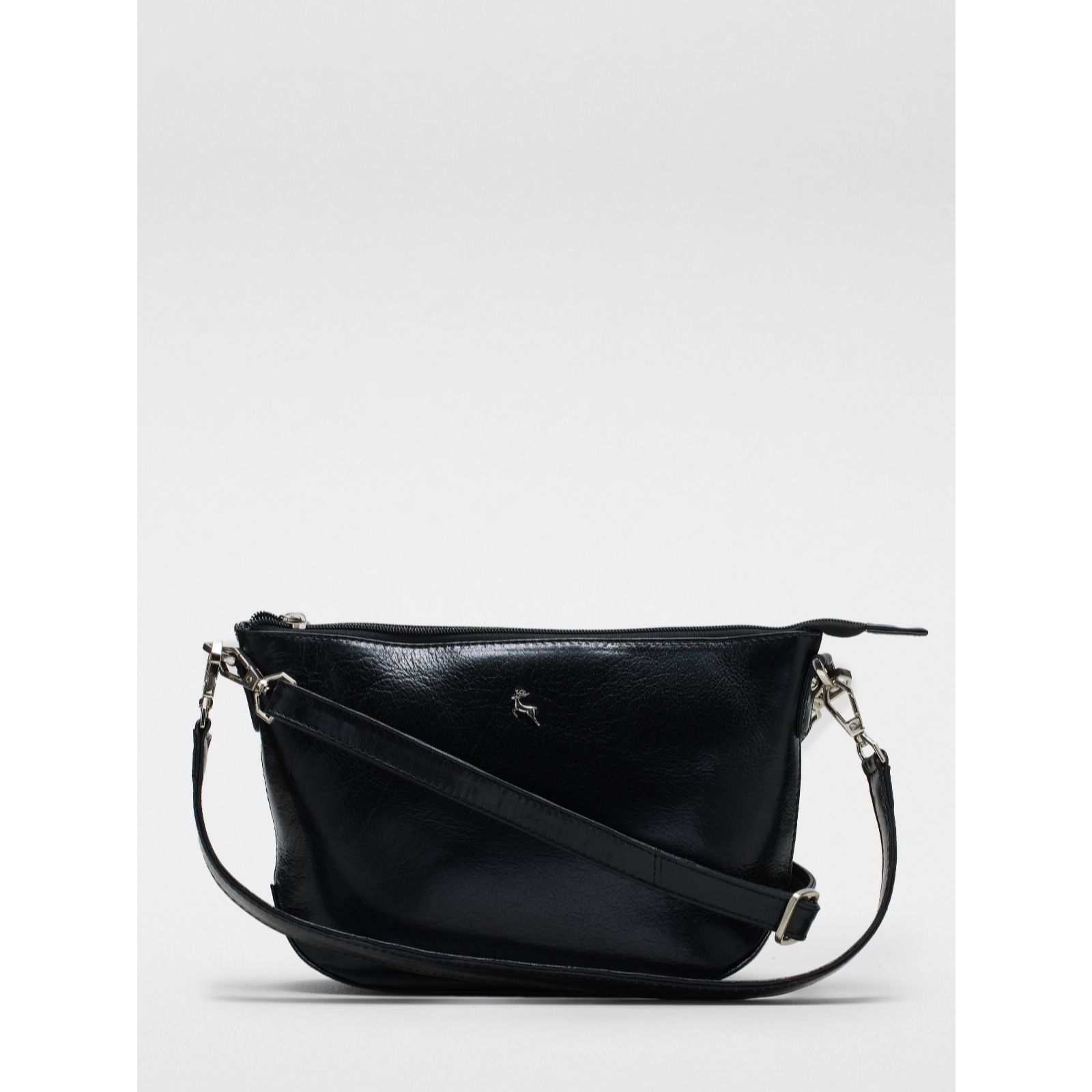 Ashwood Zip Top Leather Crossbody