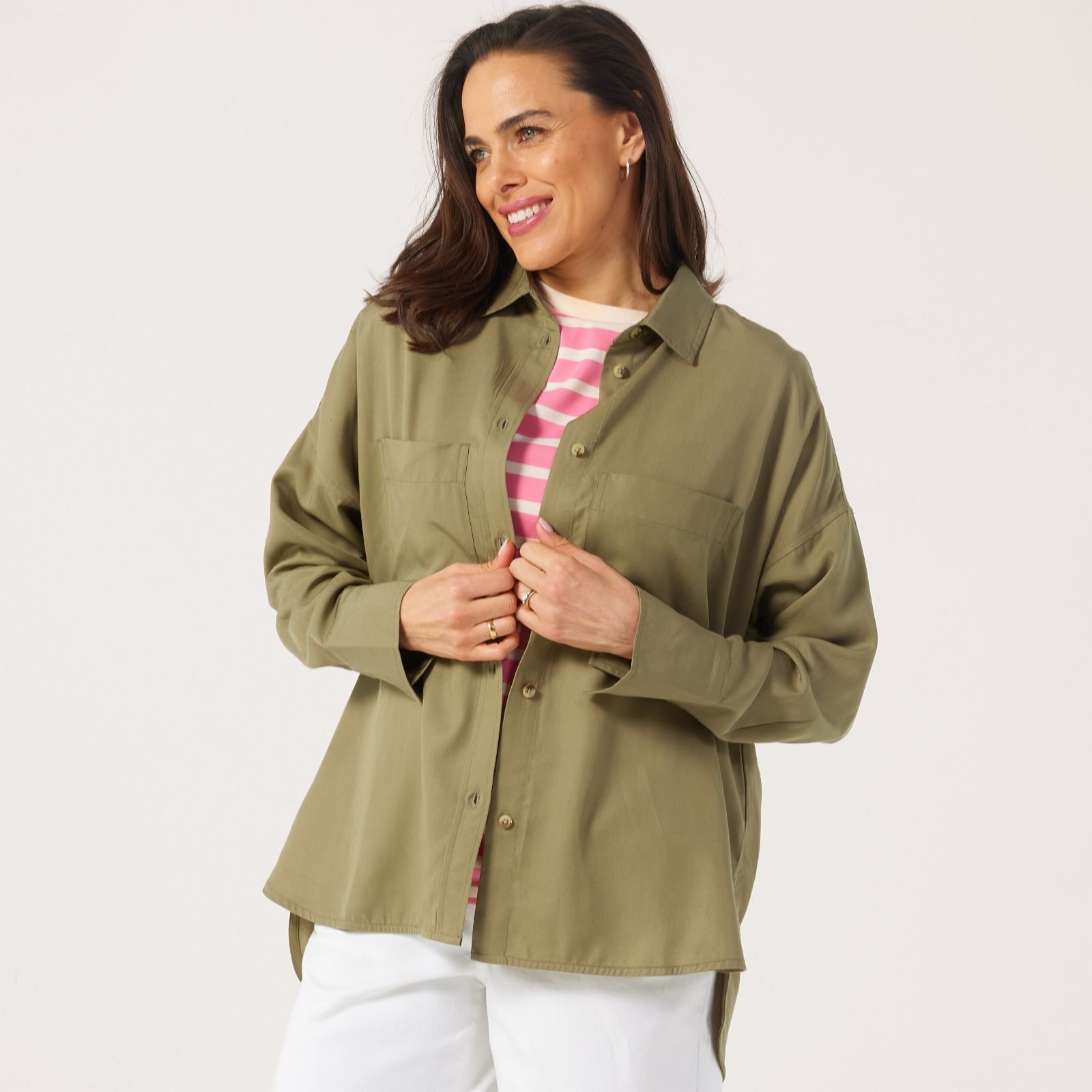 Denim & Co. Utility Shirt
