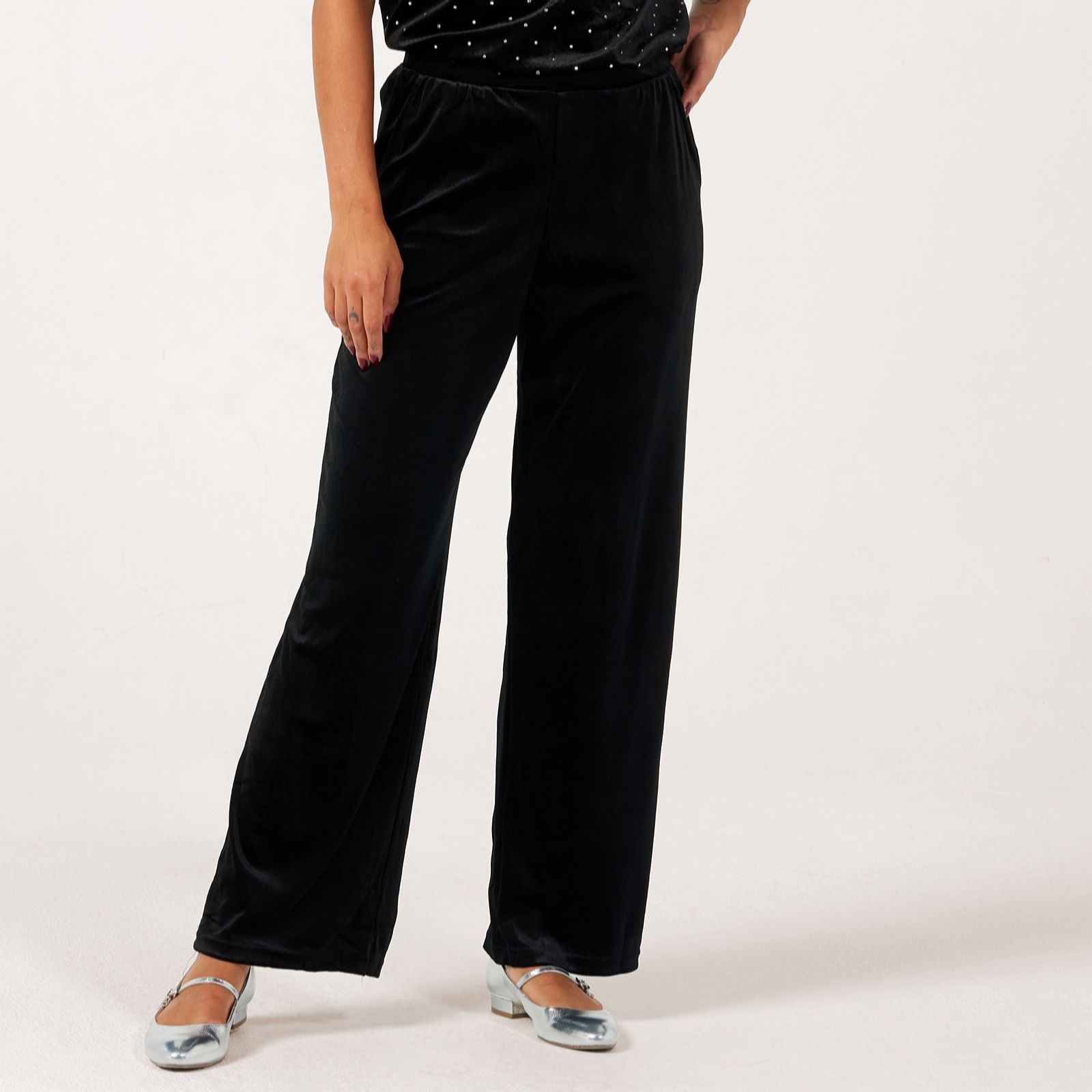 ICHI Lavanny Velvet Trouser women's