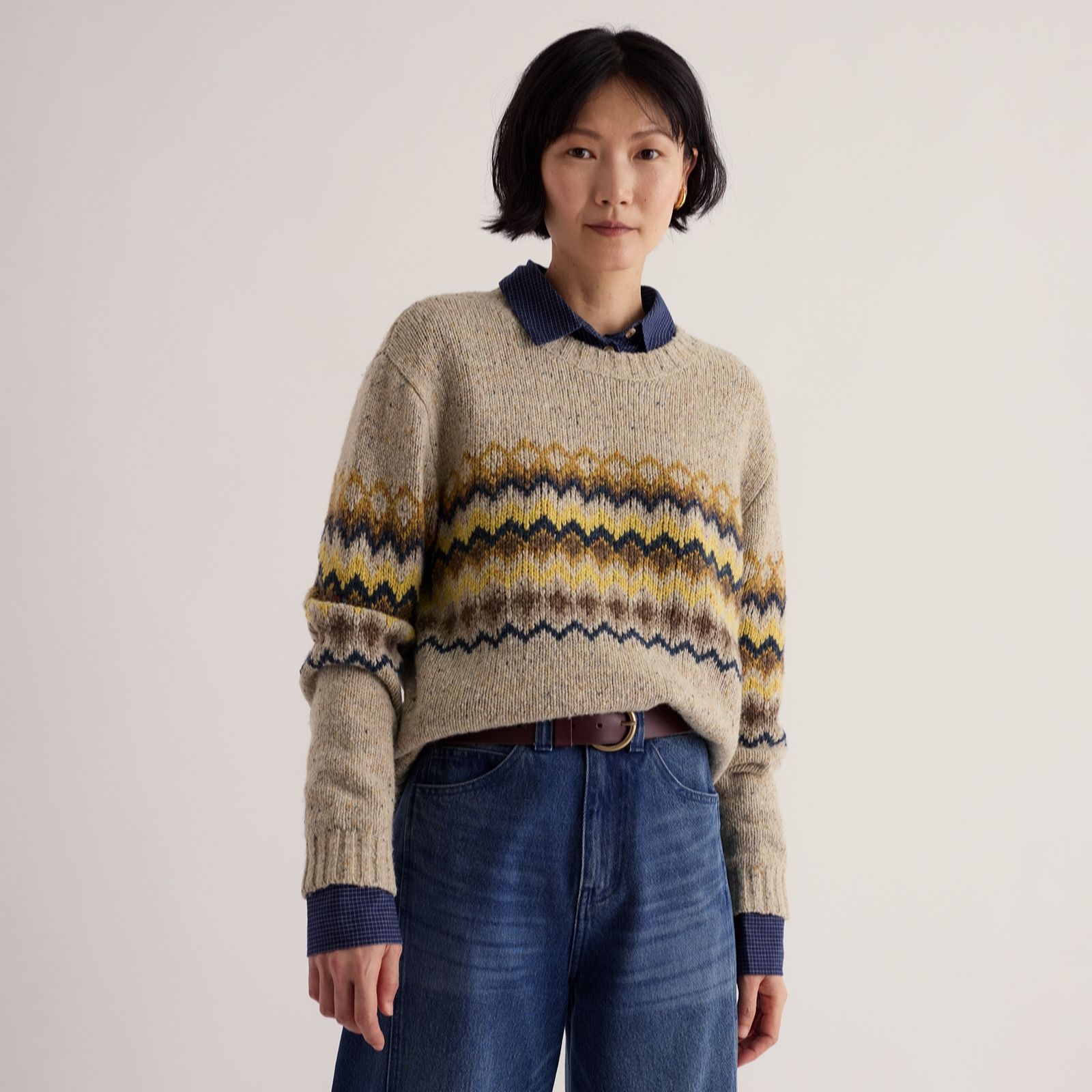 Seasalt Cornwall Women's Birch Multi Golden Light Jumper