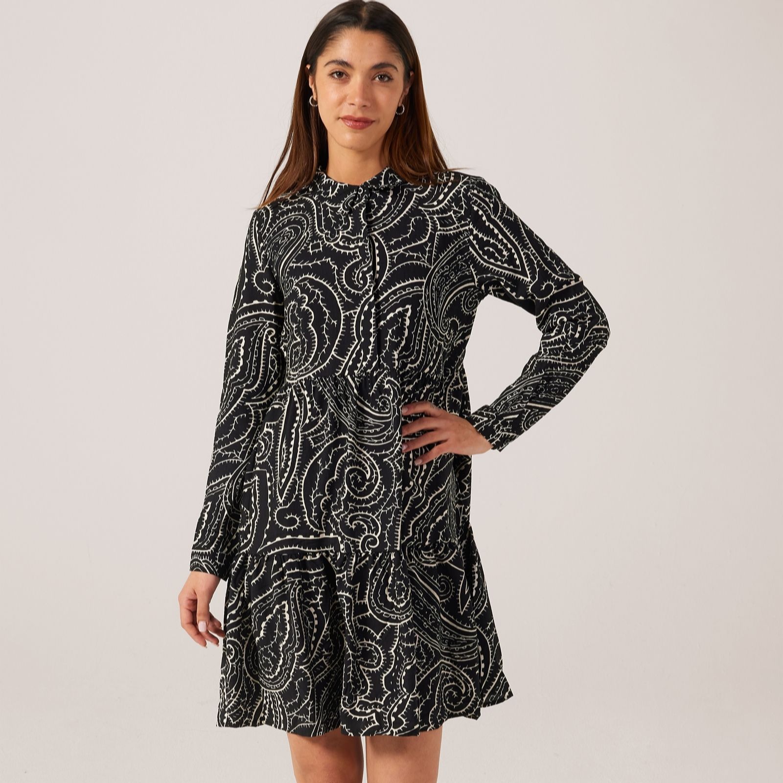 JDY Pepper Tiered Shirt Dress