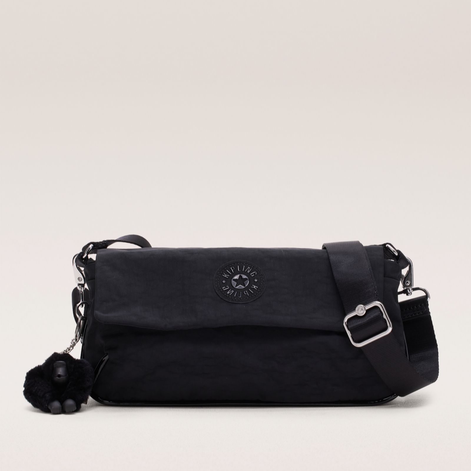 Kipling Black Noir Nikol Small Shoulder Bag