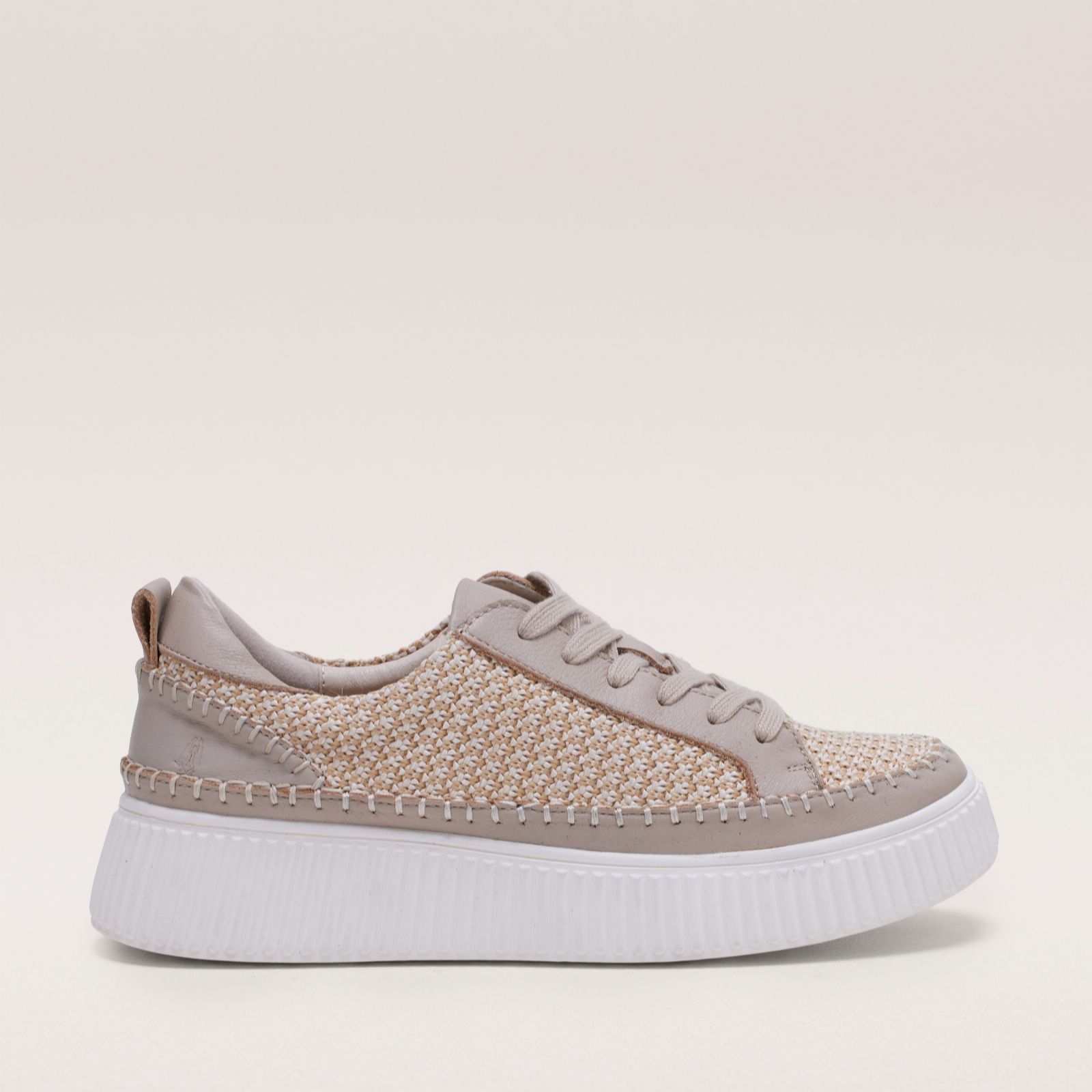 Hush Puppies Women's Black Haisley Woven Trainers