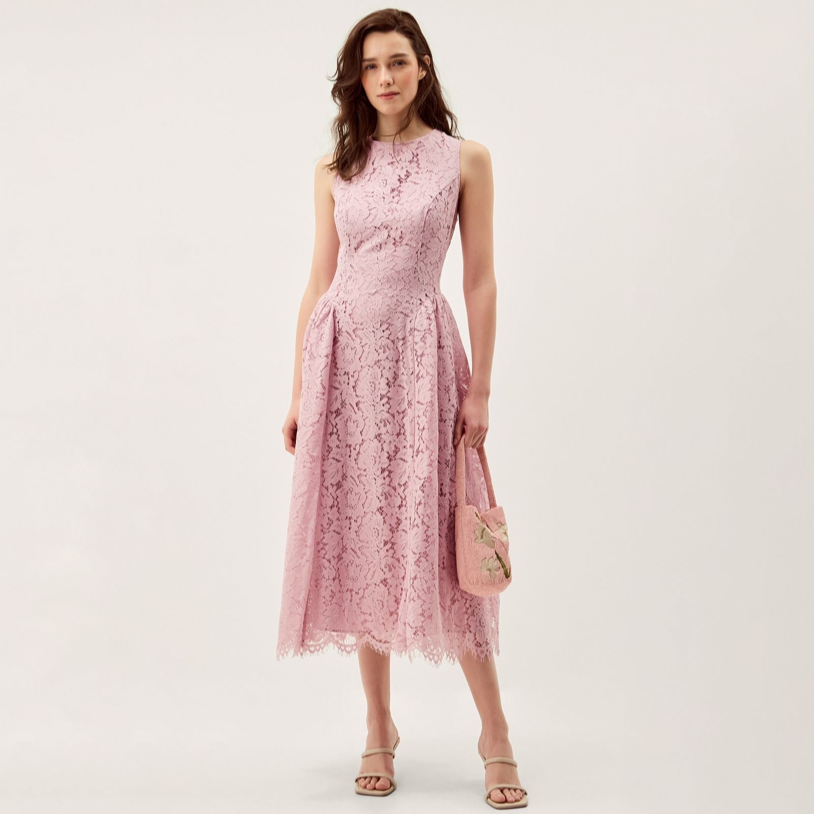 Monsoon Women's Navy Lydia Lace Dress
