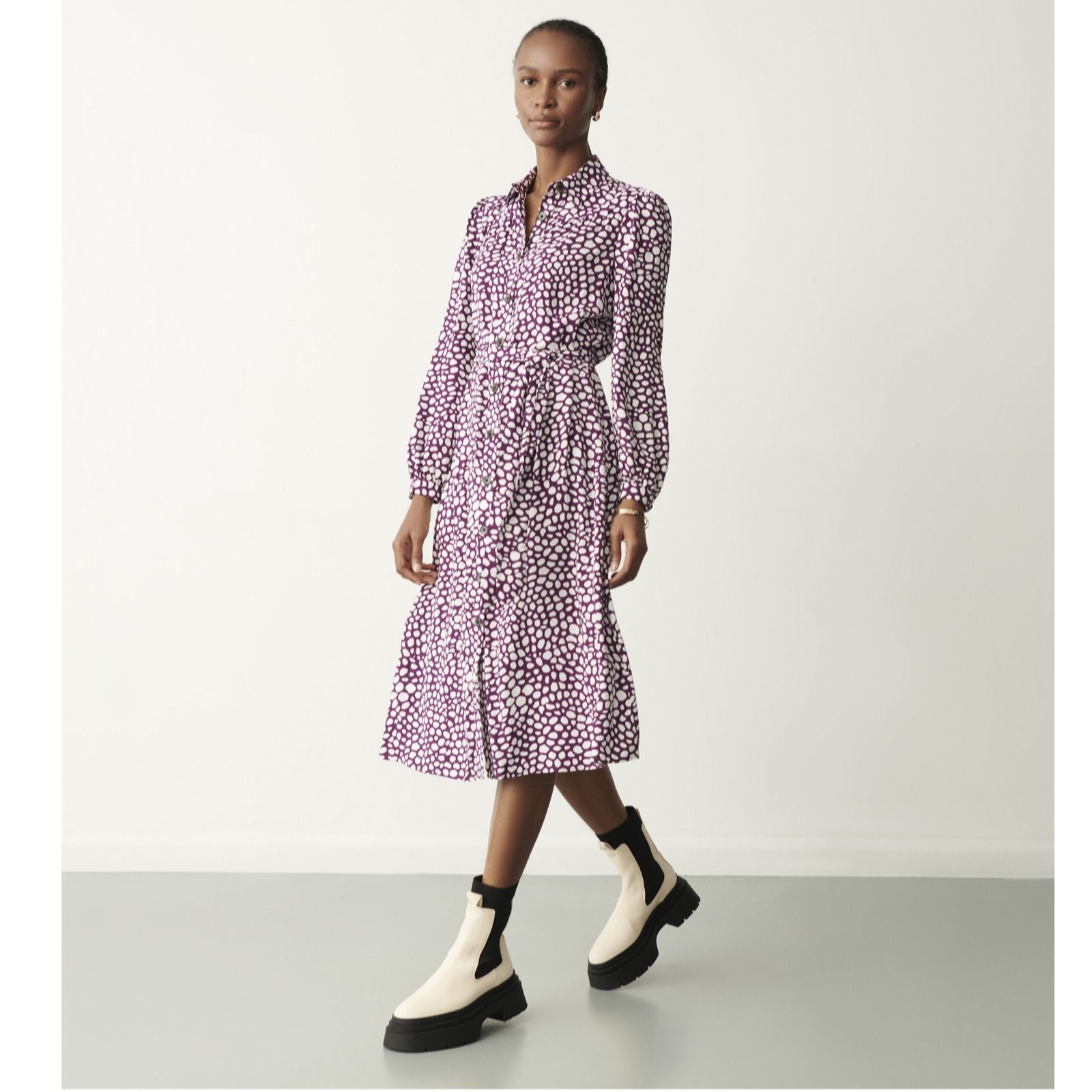 Finery Agrata Printed Dress