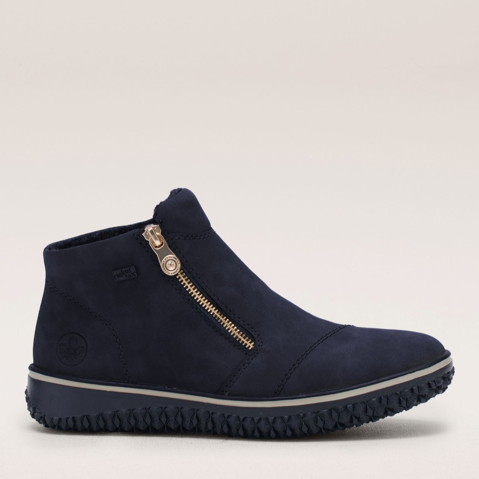 Rieker Black Zip Ankle Boot